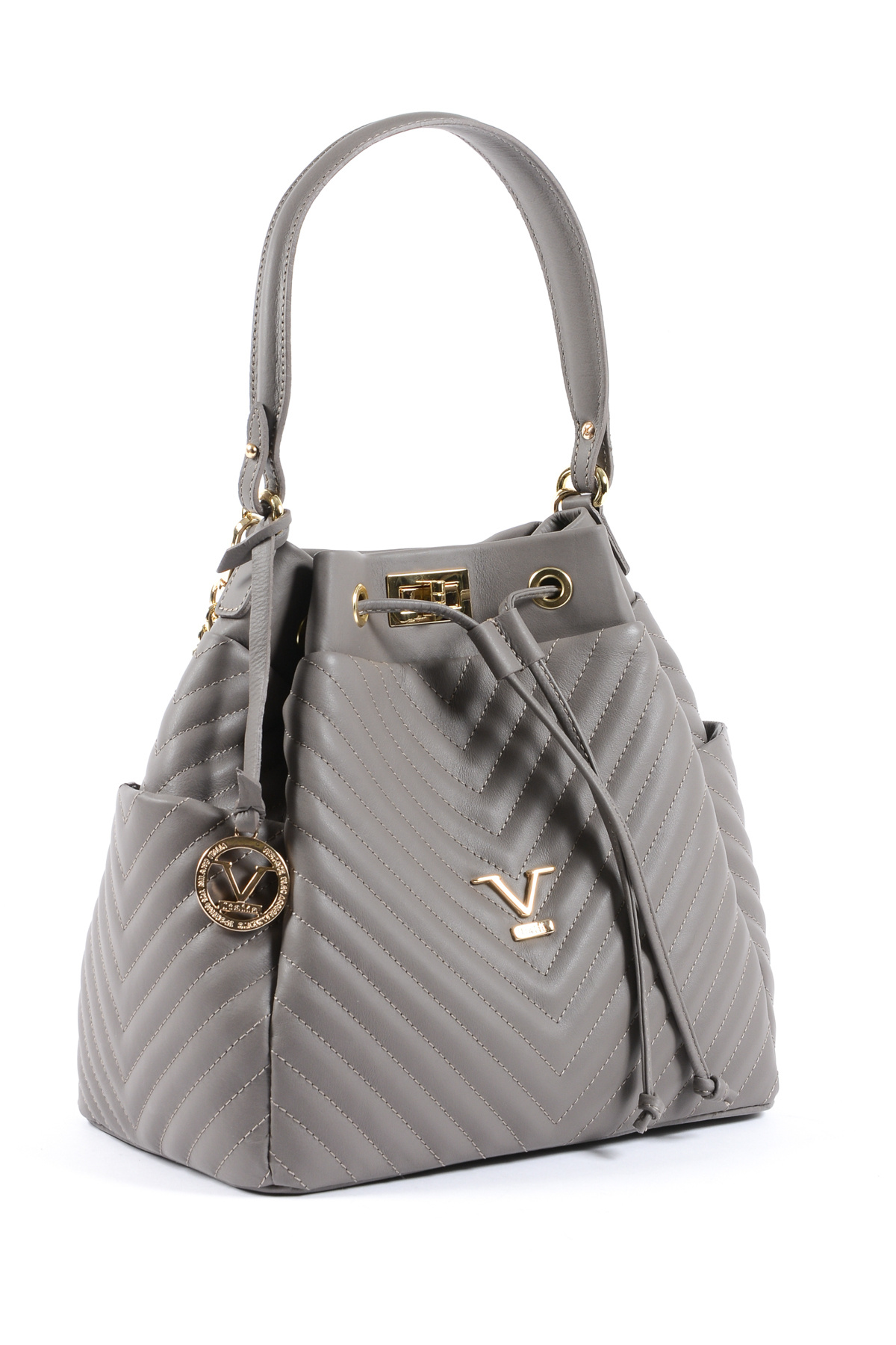 19V69 Italia by Versace-DARK GREY Geantă de mână pentru femei/fete 2