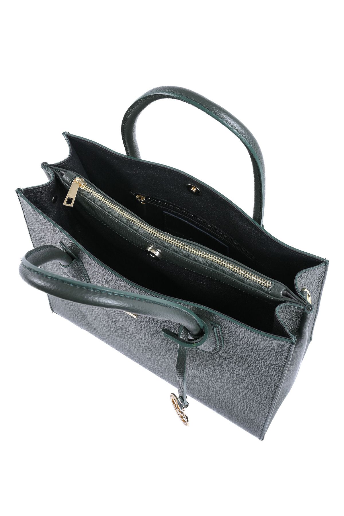 Dark shop green handbag