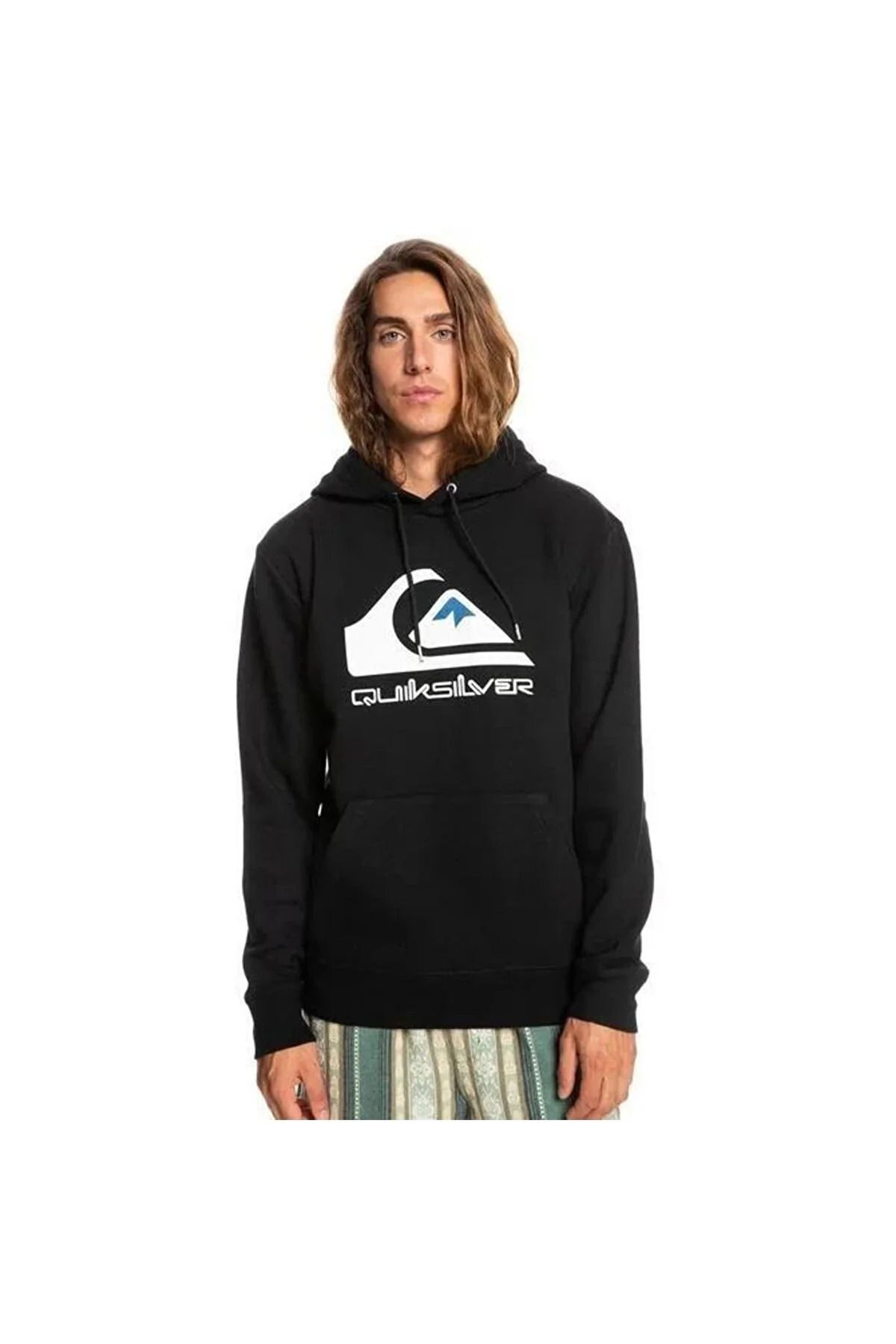 Black store quiksilver hoodie