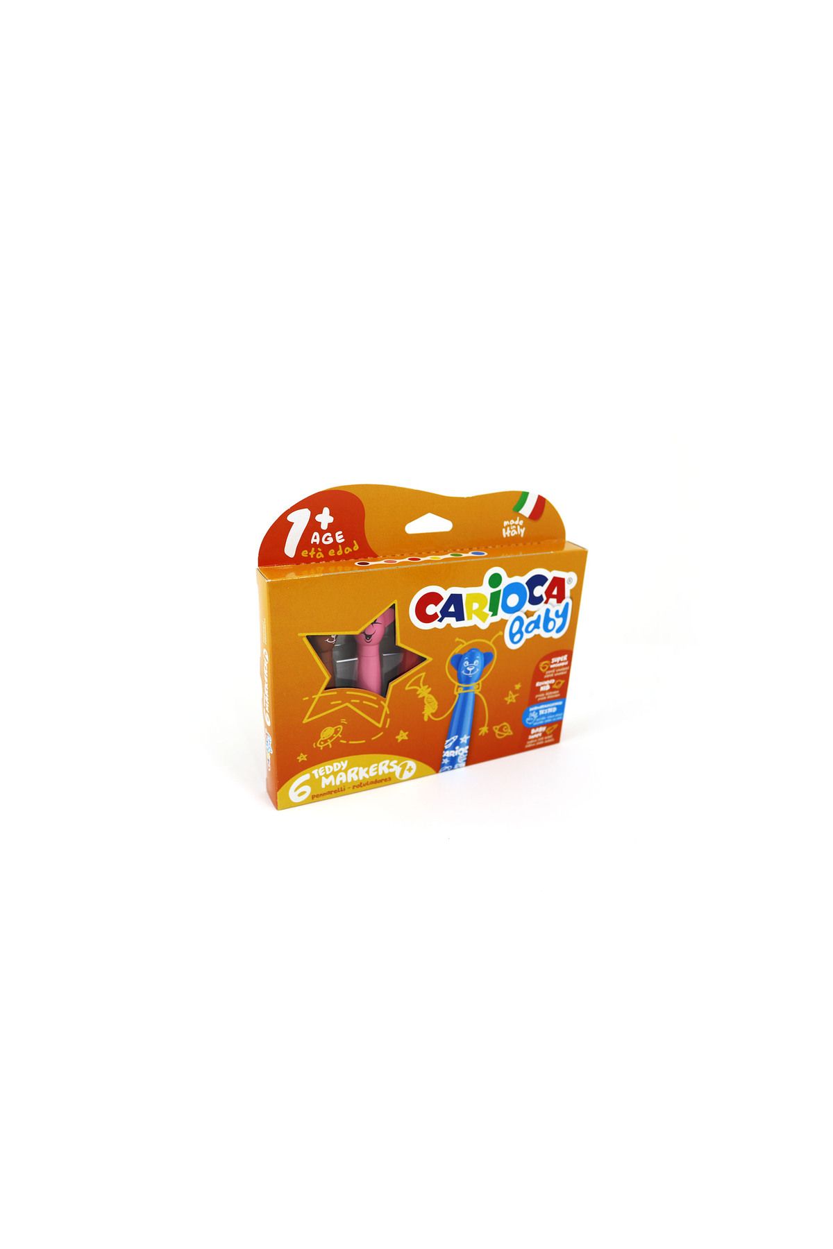 Carioca Jumbo Baby Super Washable Felt Tip Crayons Pack of 12 - Trendyol