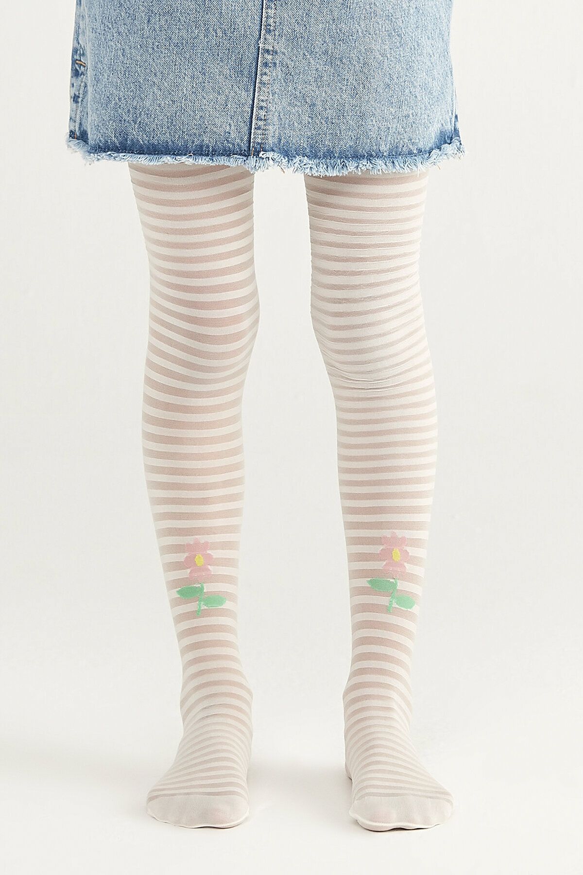 Girls striped knee socks outlet
