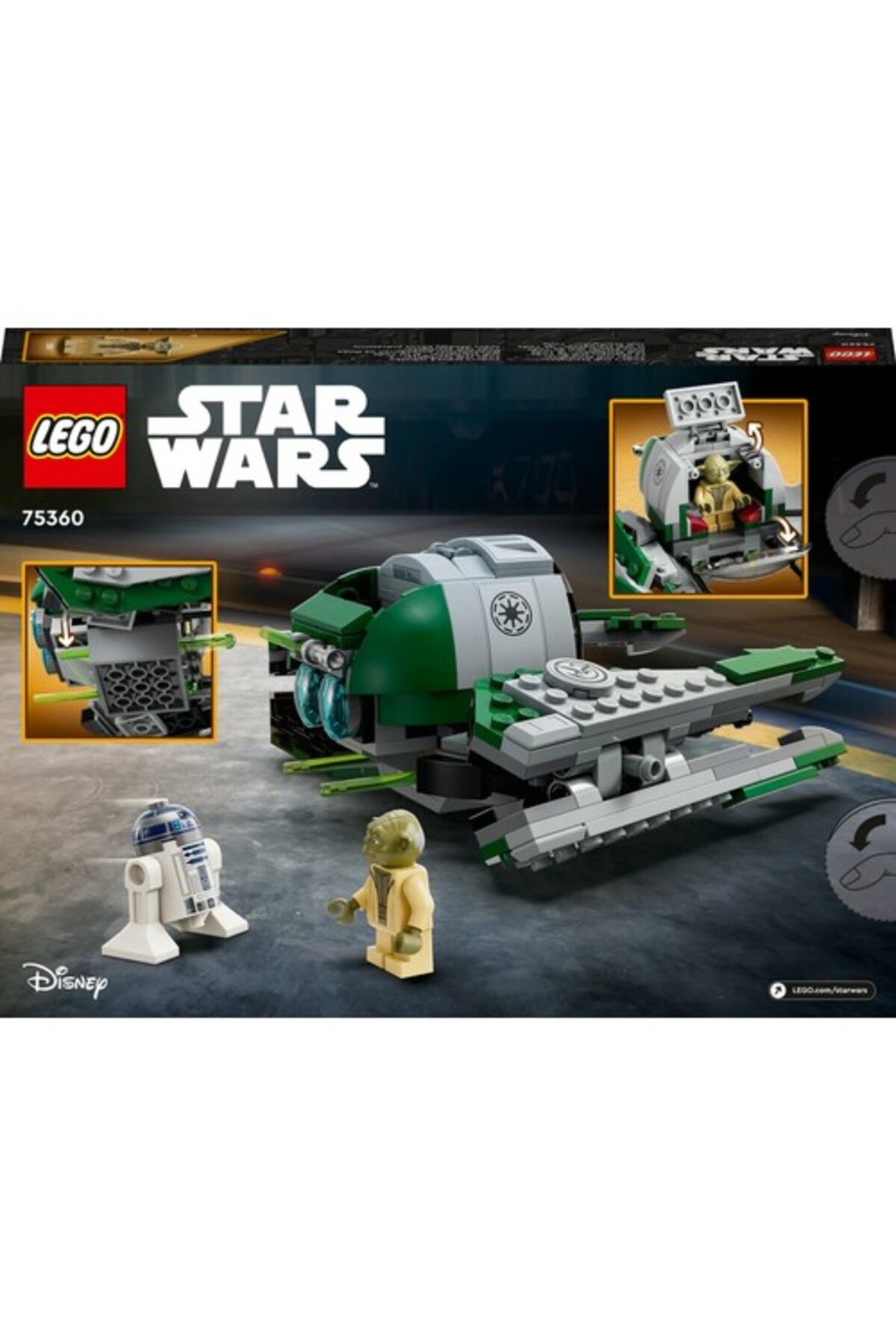 LEGO Star Wars Yoda s Jedi Starfighter 75360 Toy Production S 253