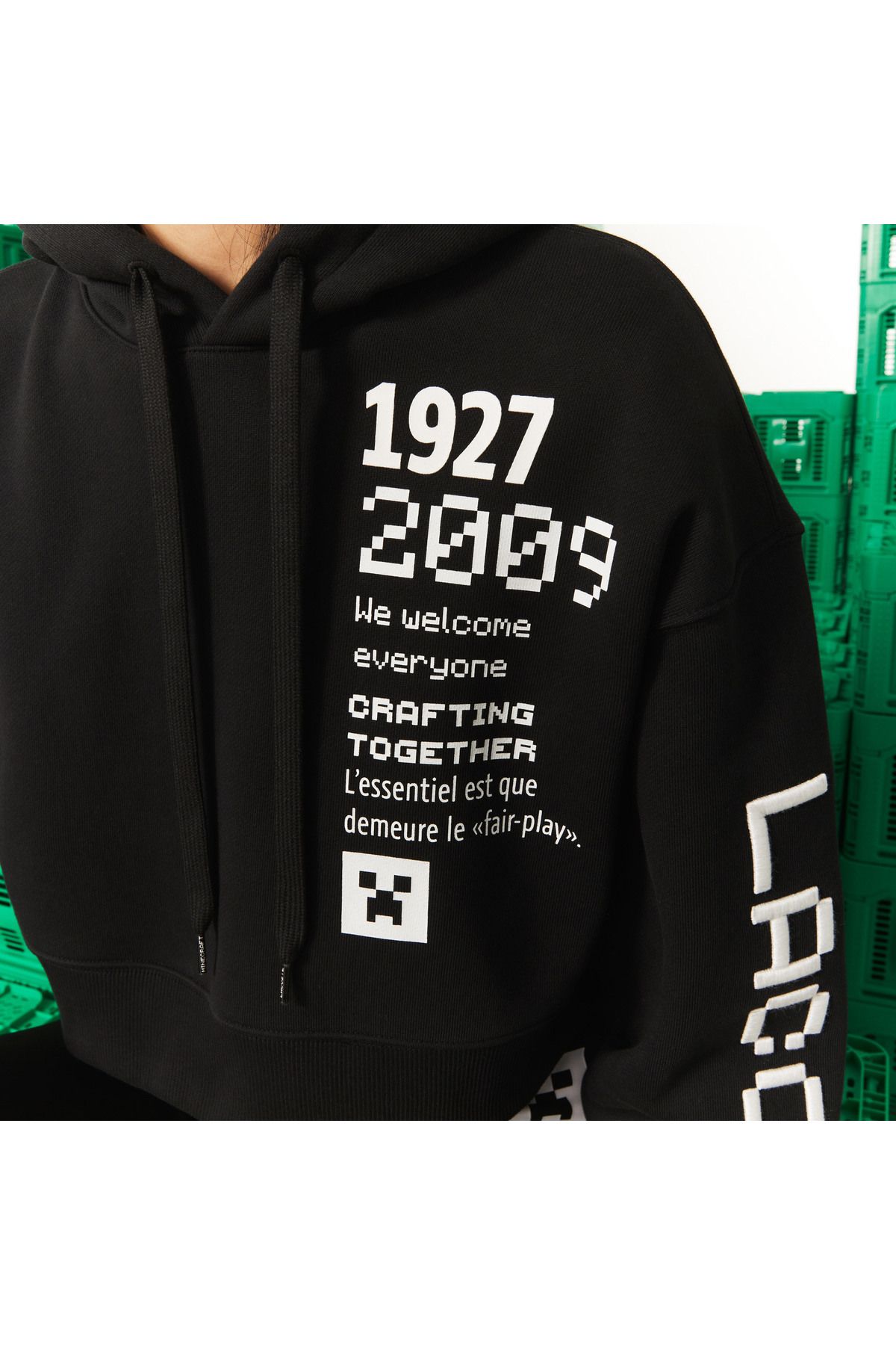 Lacoste X Minecraft Fit Hooded Cooded Loughtryry