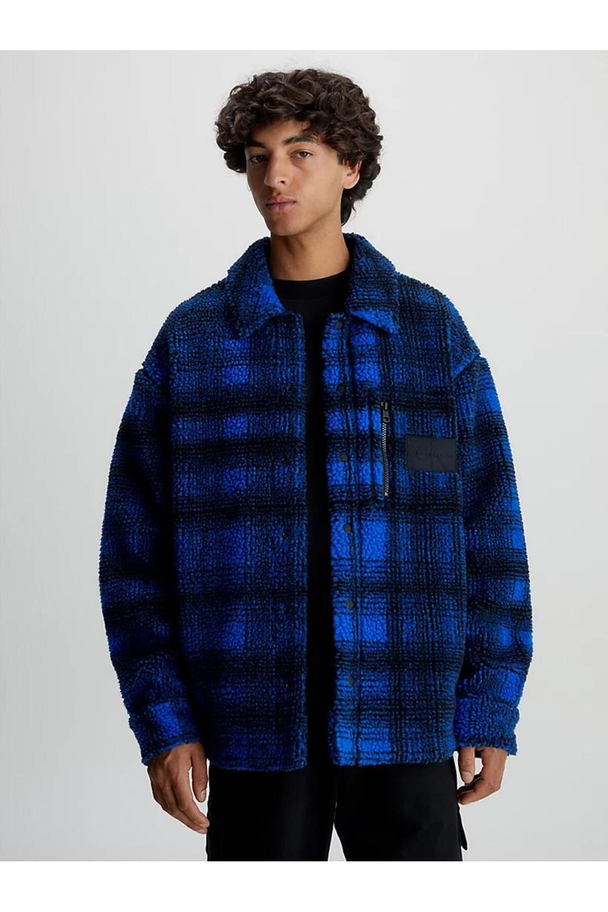 Calvin klein navy blue jacket 2025