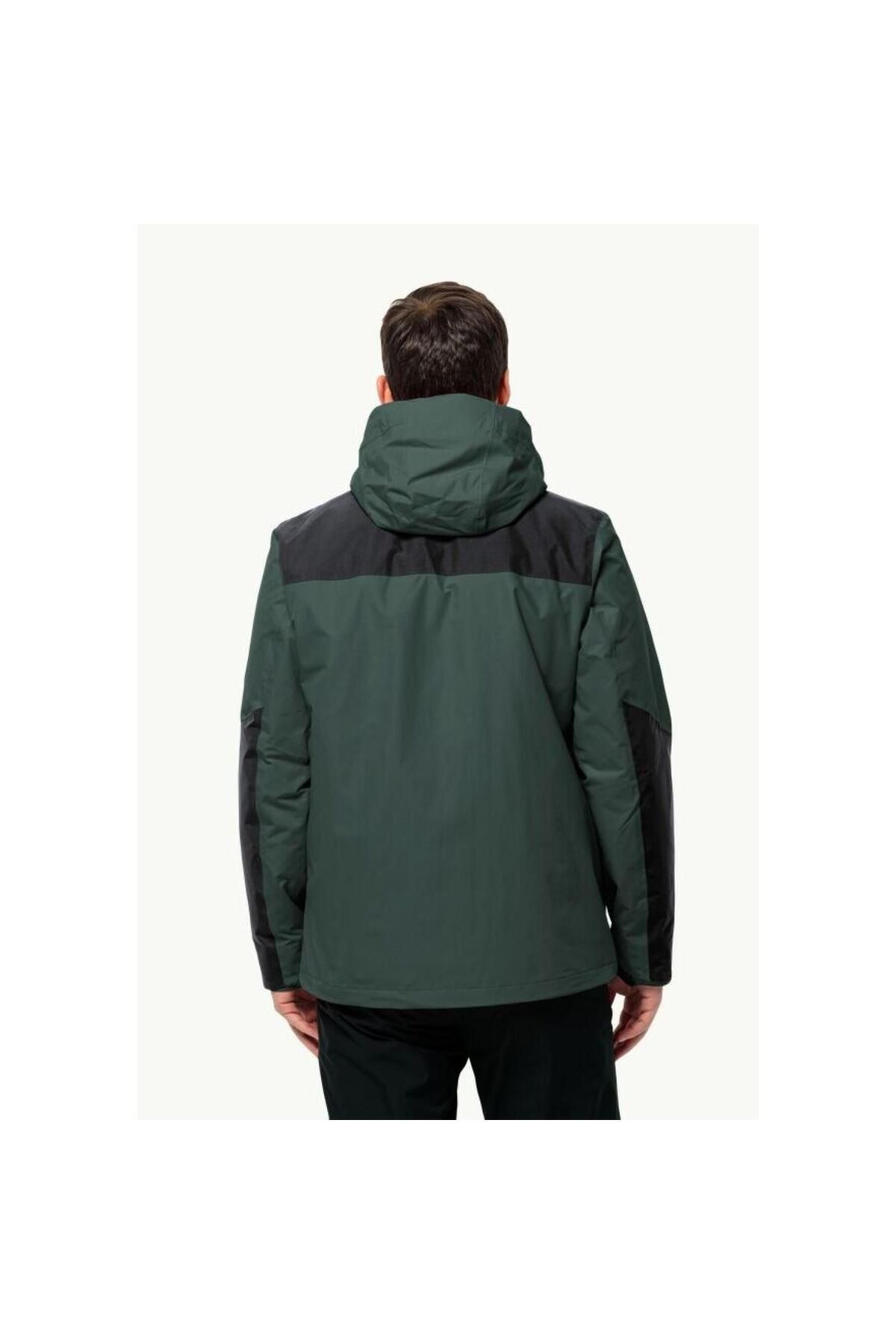 Jack Wolfskin Sports Winterjacket Black Fitted Trendyol