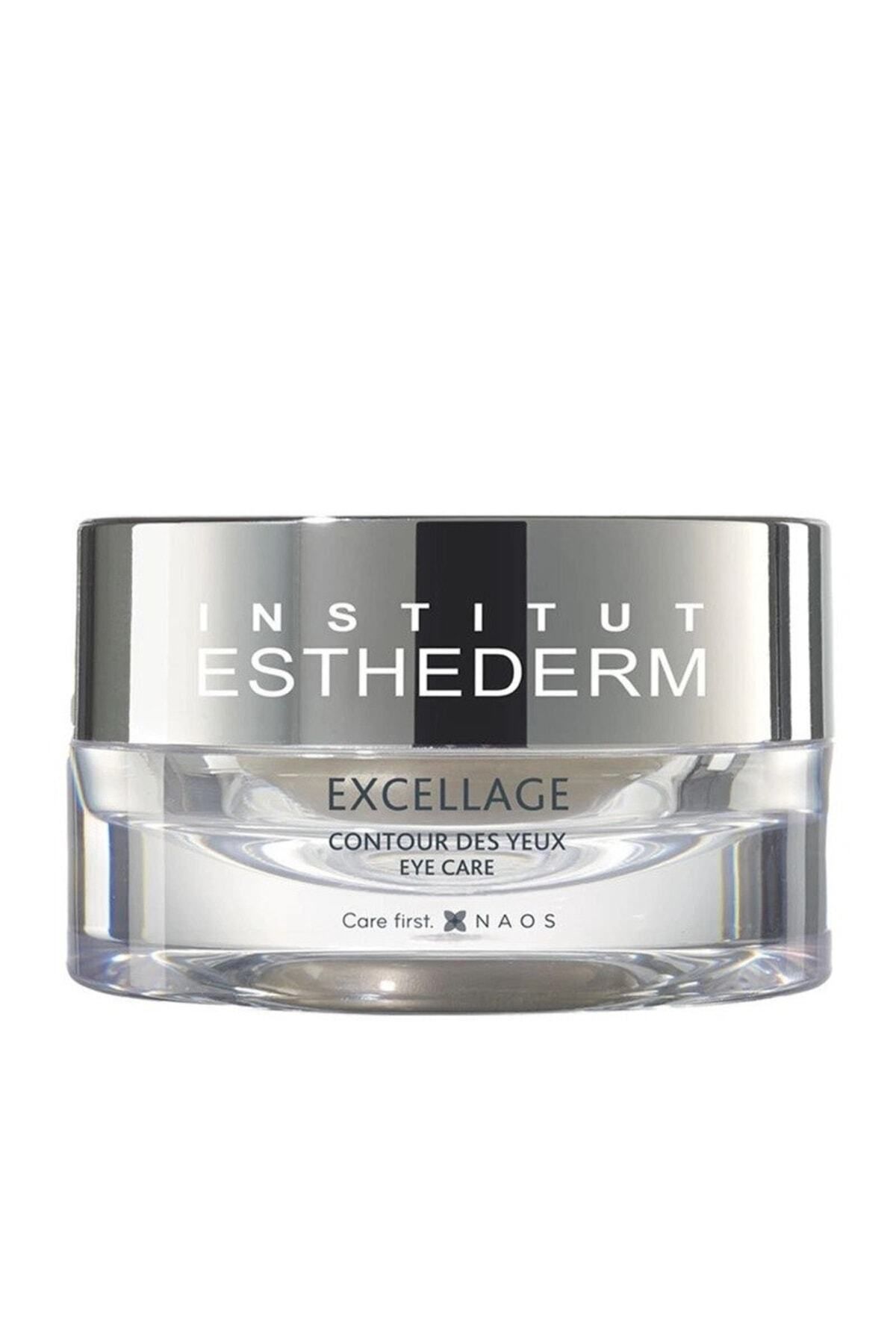 INSTITUT ESTHEDERM کرم چشم مرطوب کننده ضد چین و چروک با اثر درخشش و تغذیه 15 میلی لیتر