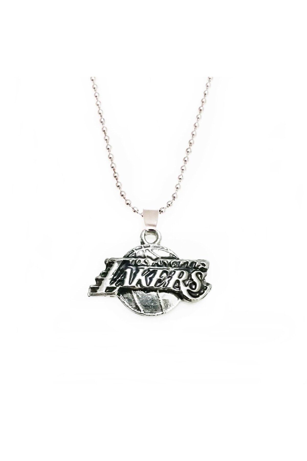 Bijustore-Silver Color Men's Los Angeles Lakers Necklace 2