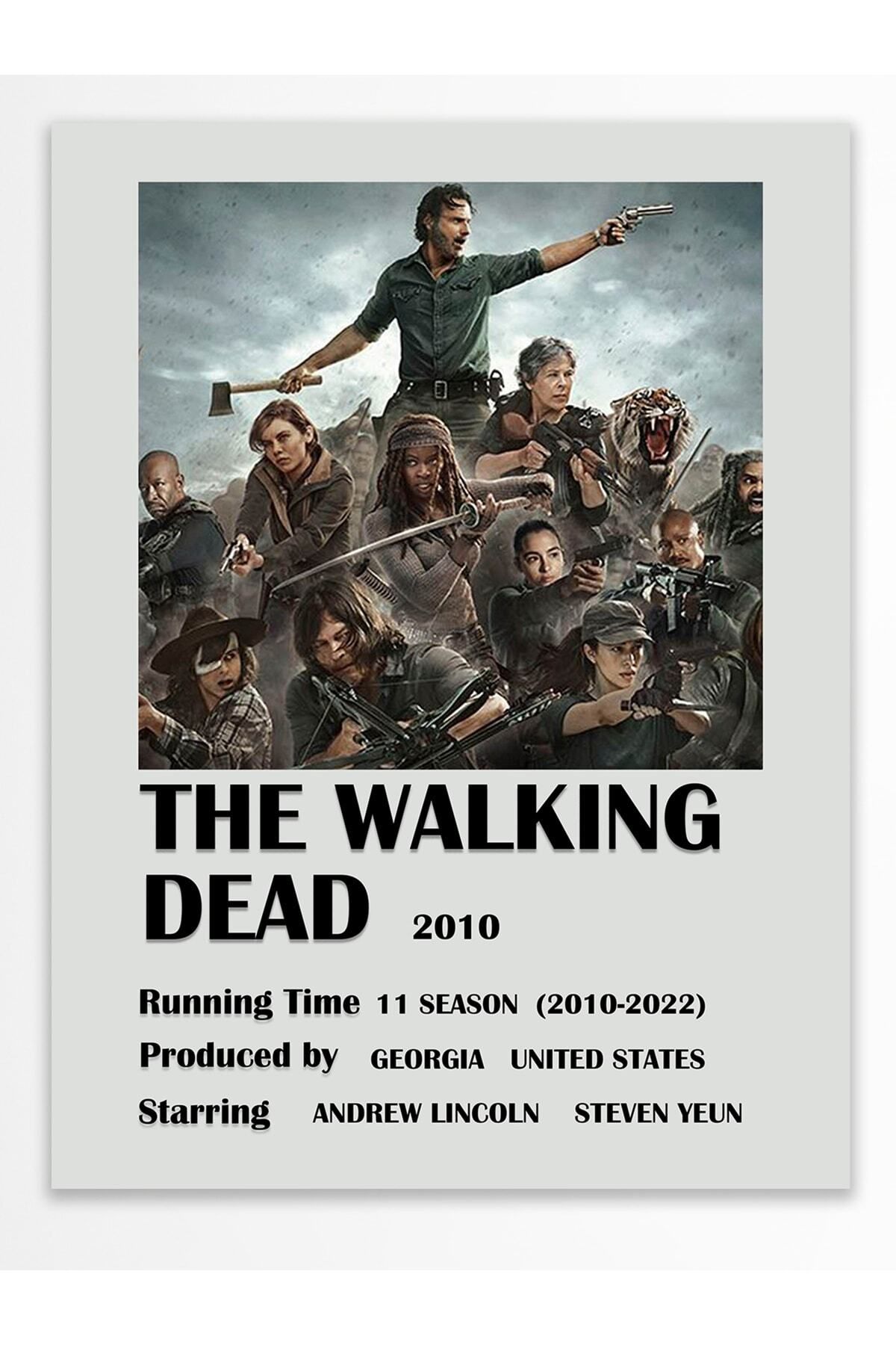 Postifull The Walking Dead Çerçevesiz Poster Duvar Dekoru Dizi Ve Film Afiş Posterleri 6551