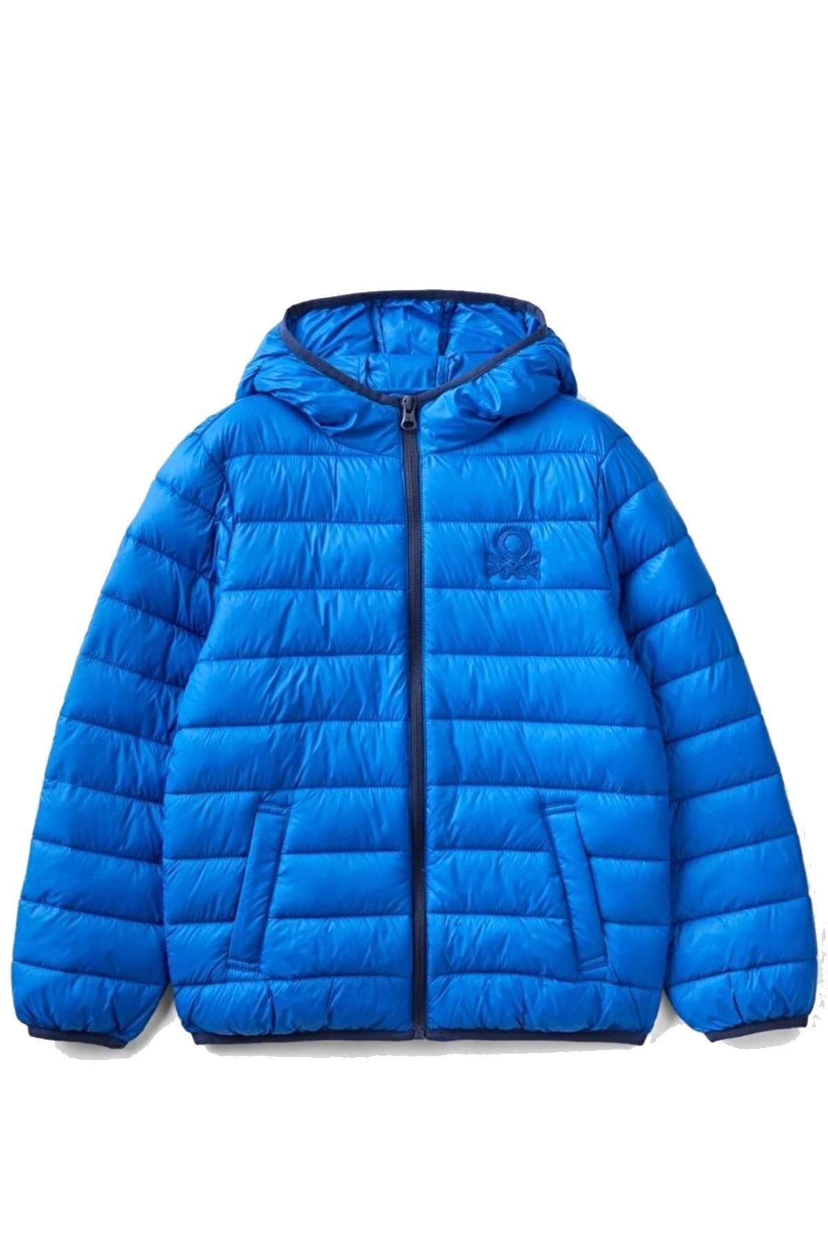 United Colors of Benetton Winter Jacket Dark blue Regular fit