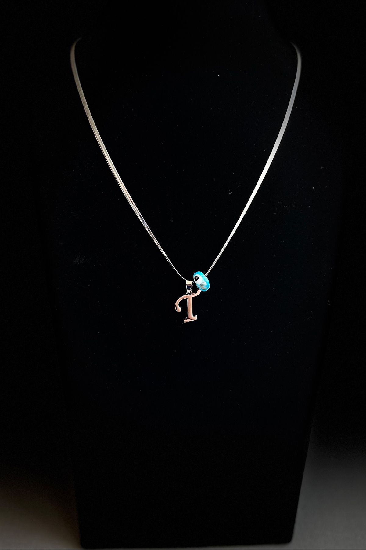 T top necklace silver