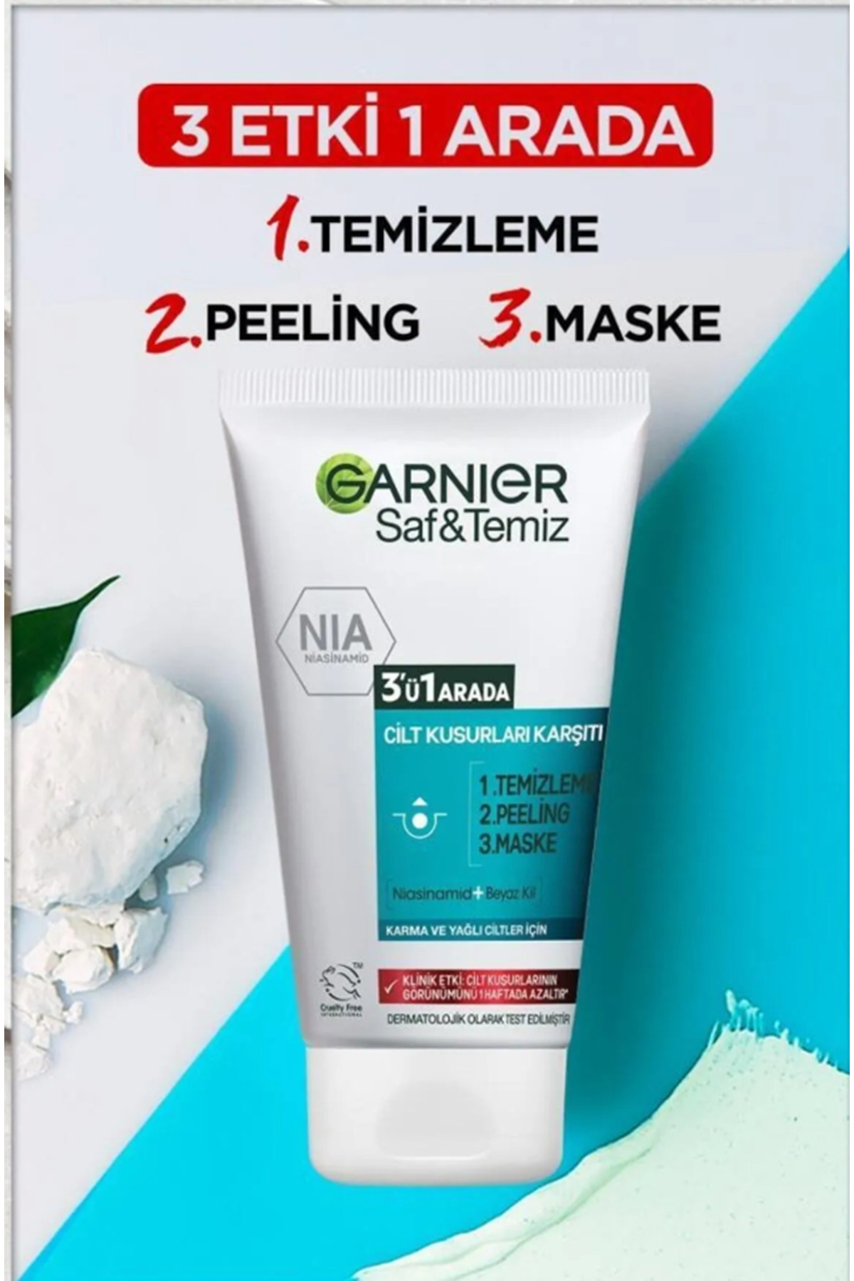 پاک کننده صورت   Garnier | YENİ اورجینال - تصویر 2