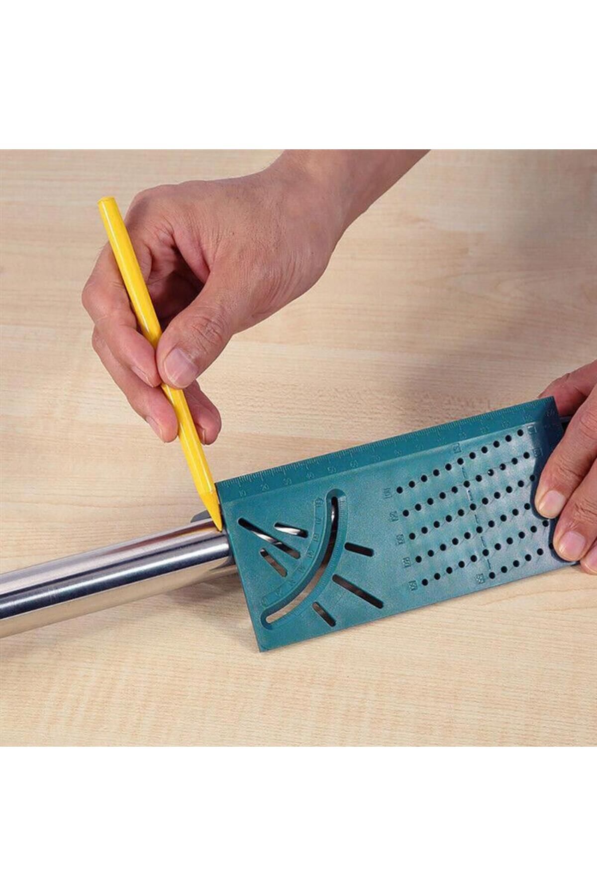 Profisher-نجار الخشب الكاتب 90° مسطرة ثلاثية الأبعاد لفتحة قياس السماء 4