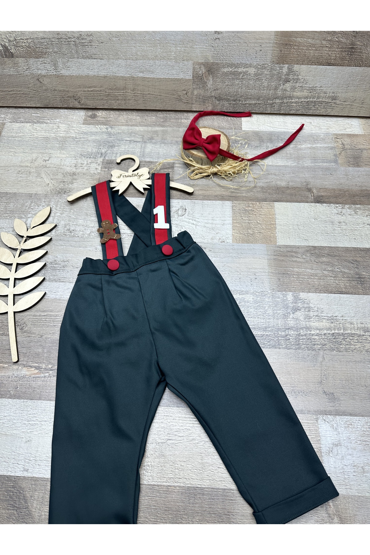 رامپر و سرهمی نوزاد پسرانه برند  Feriatolye اصل kur - تصویر 3