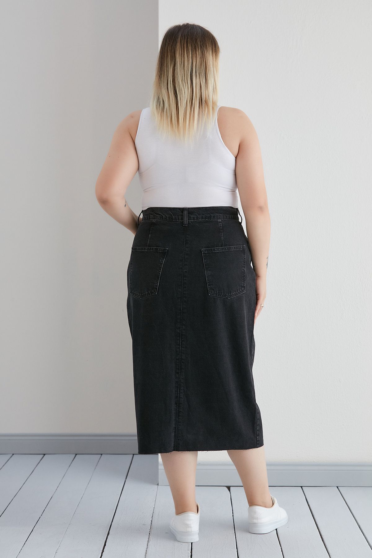Plus size long denim skirts 5x clearance