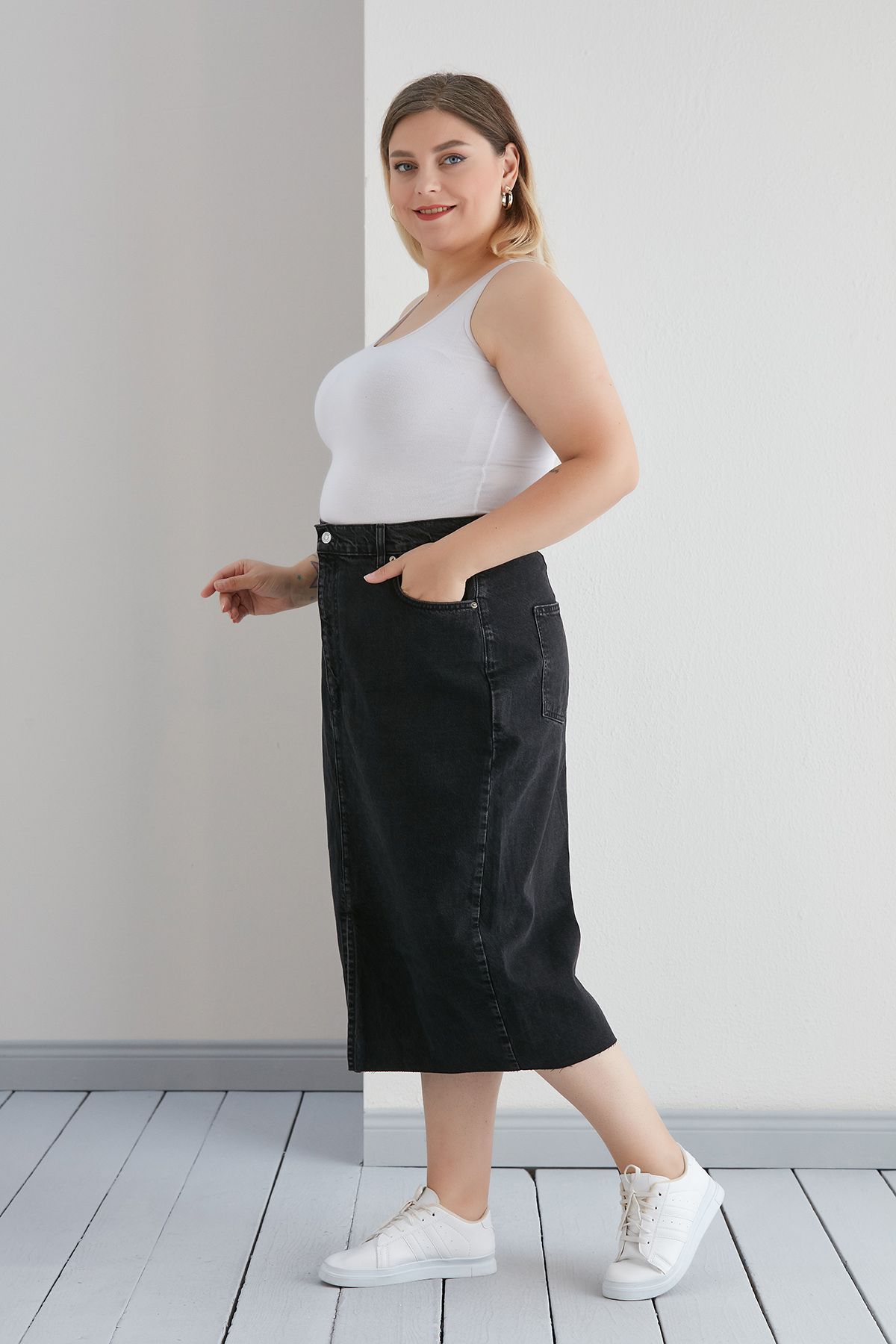 Denim pencil skirt on sale 5t