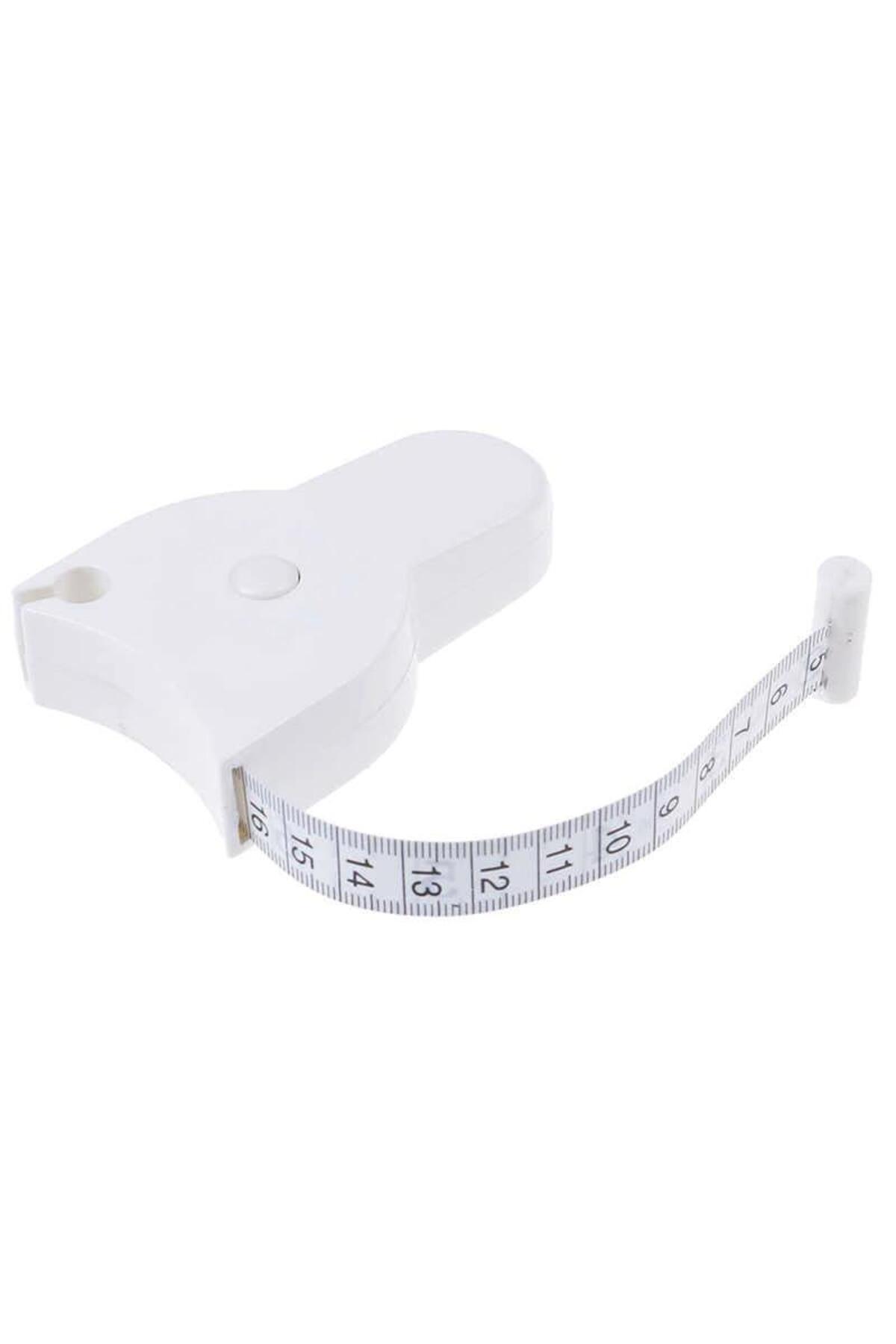 Profisher Otomatik Spor Vücut Ölçüm Mazura Bandı Bel Baş Bacak Kalça Basen