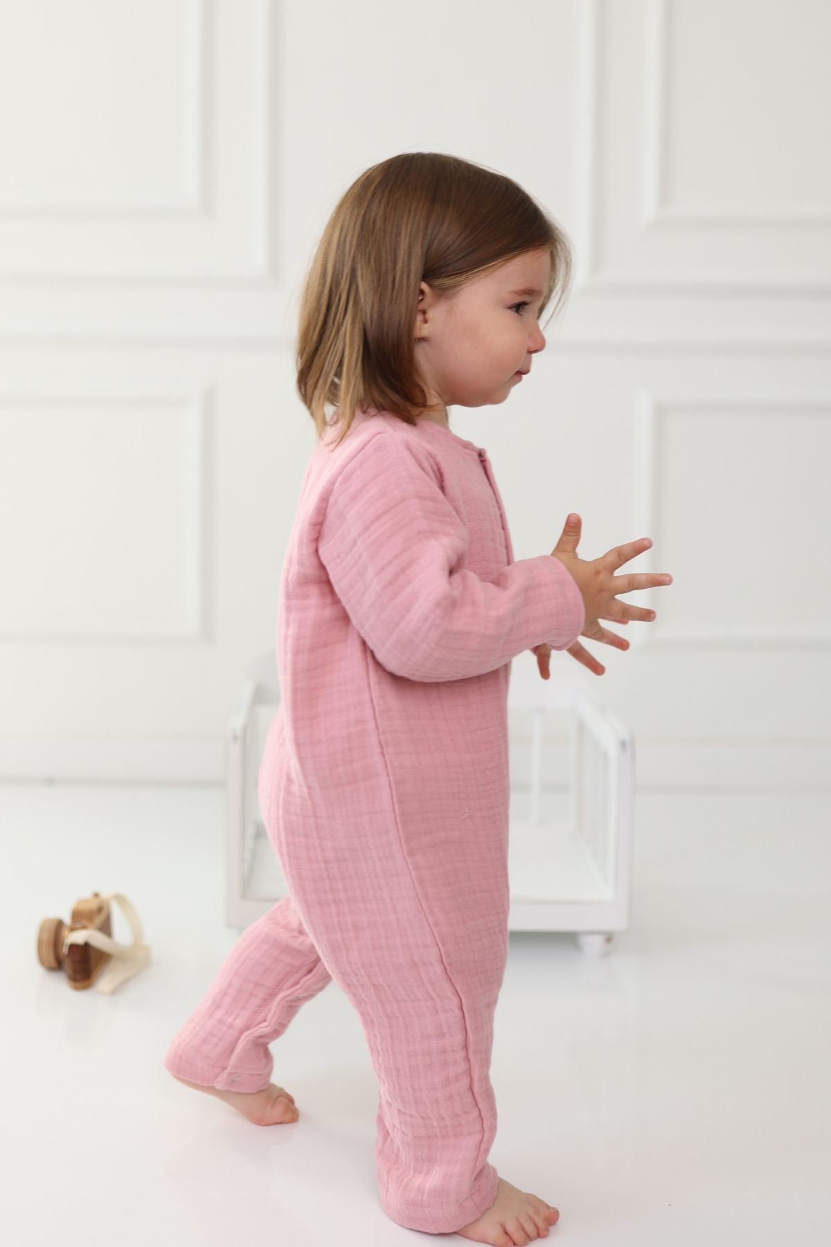 Cuckoo Cotton Bebek Kışlık Tulum 4k Müslin Kumaş - Hassas Cilt Dostu - Nefes Alabilir Konfor fotoğrafı 3 (önizleme)