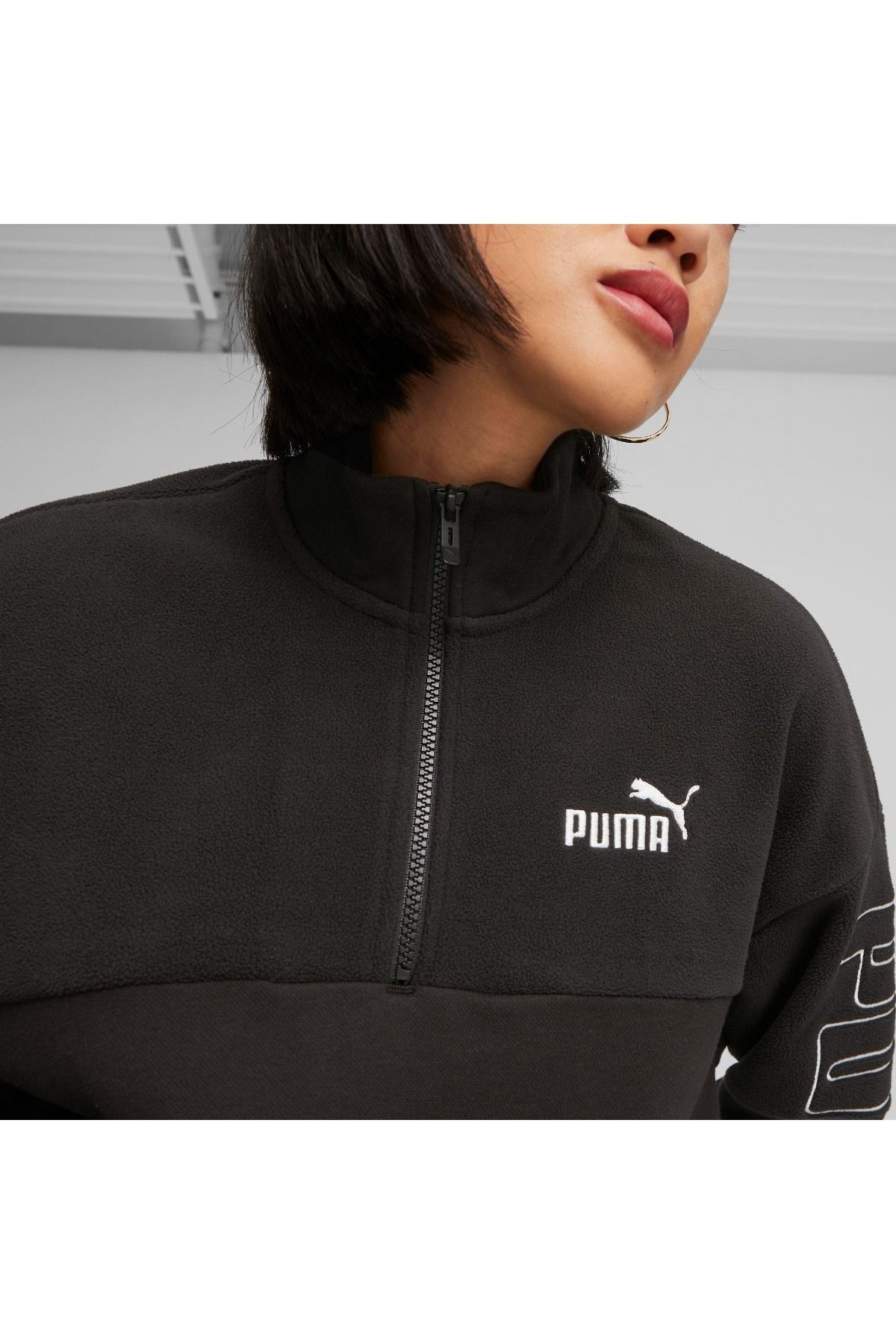 Puma rebel discount half zip turtleneck