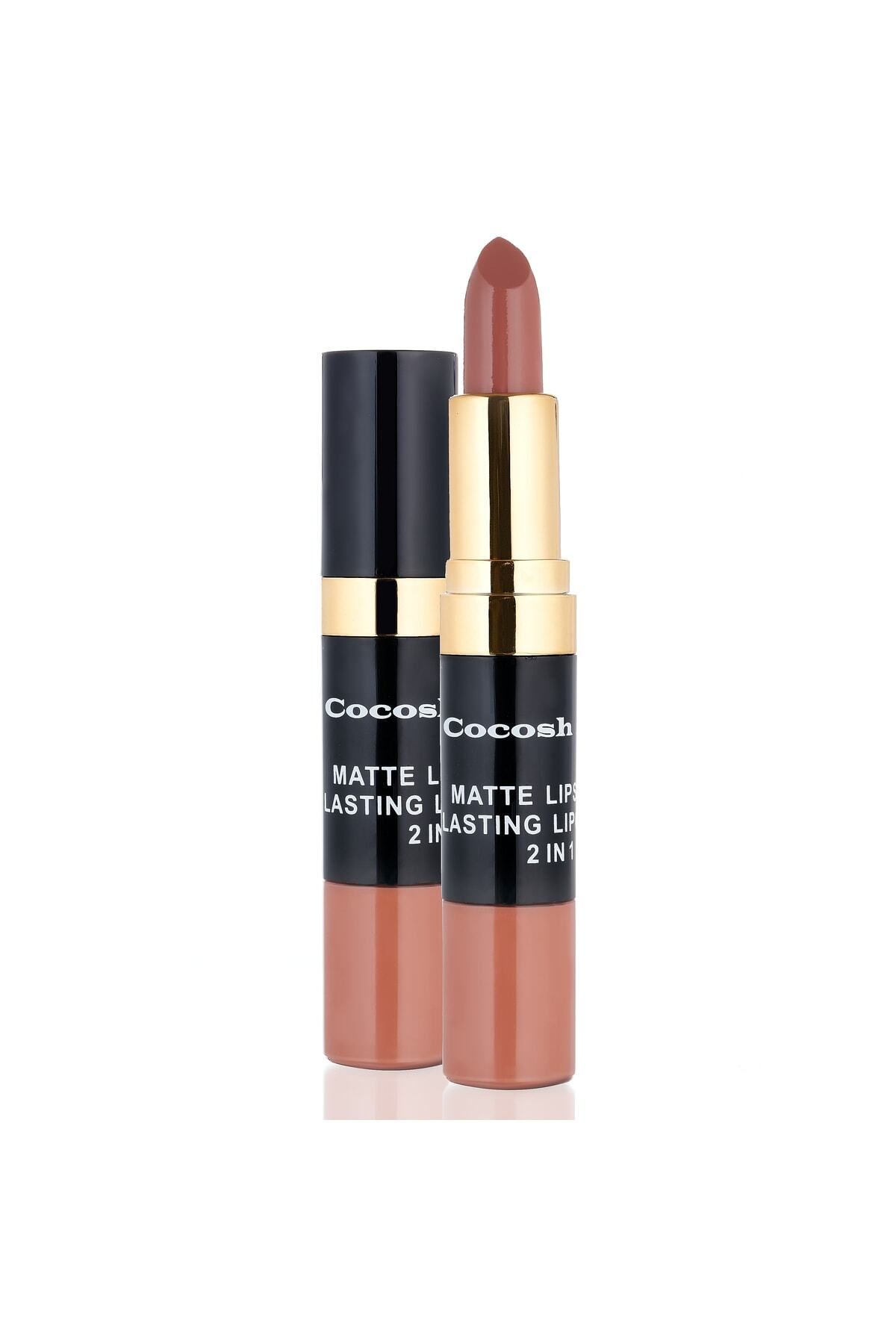 Lipstick - Matte Smile Lipstick & Lipgloss 2 in 1 07 Coffee 8681569700529 Cocosh She