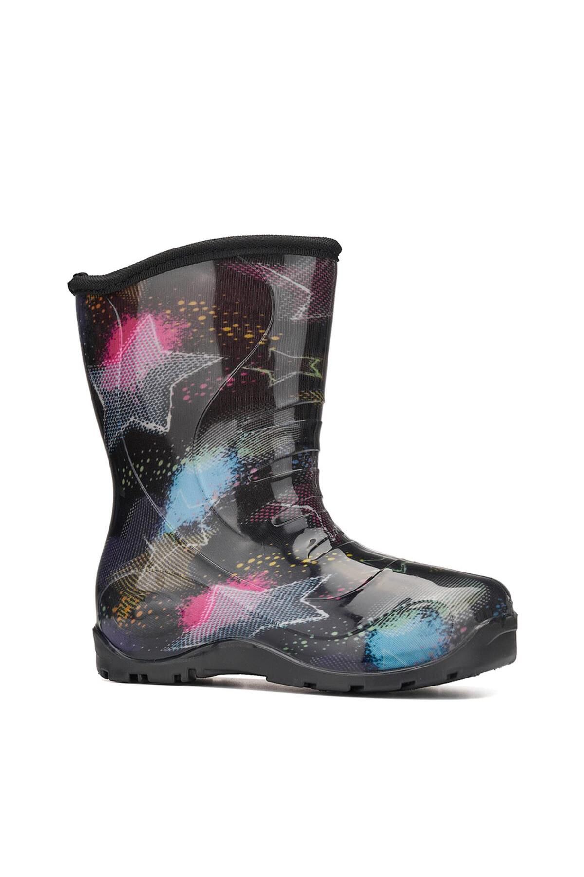 Kids lined discount rain boots