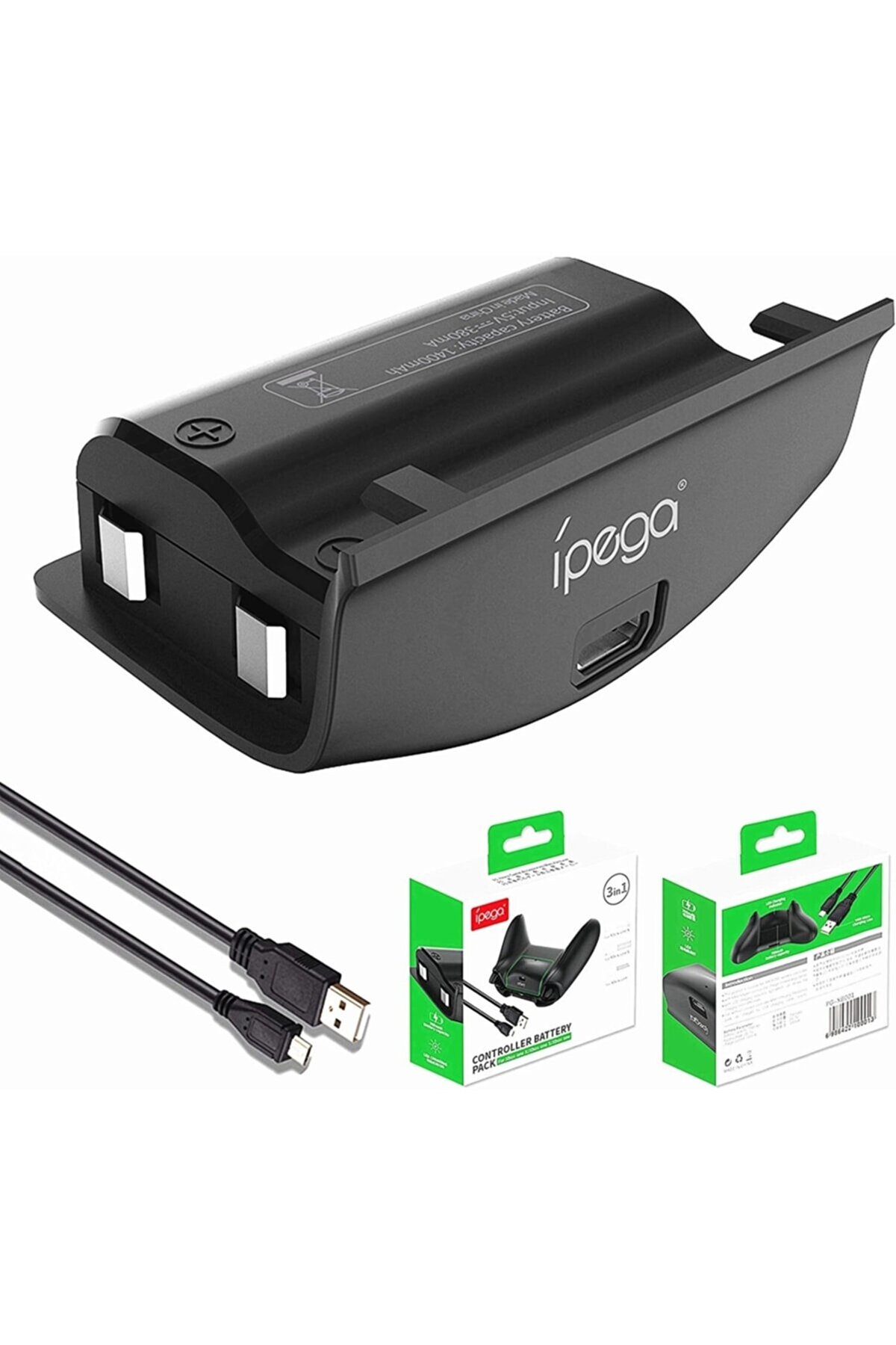 -xbx001 Xbox One X/s 1000mah Pil Ve Kablo Seti