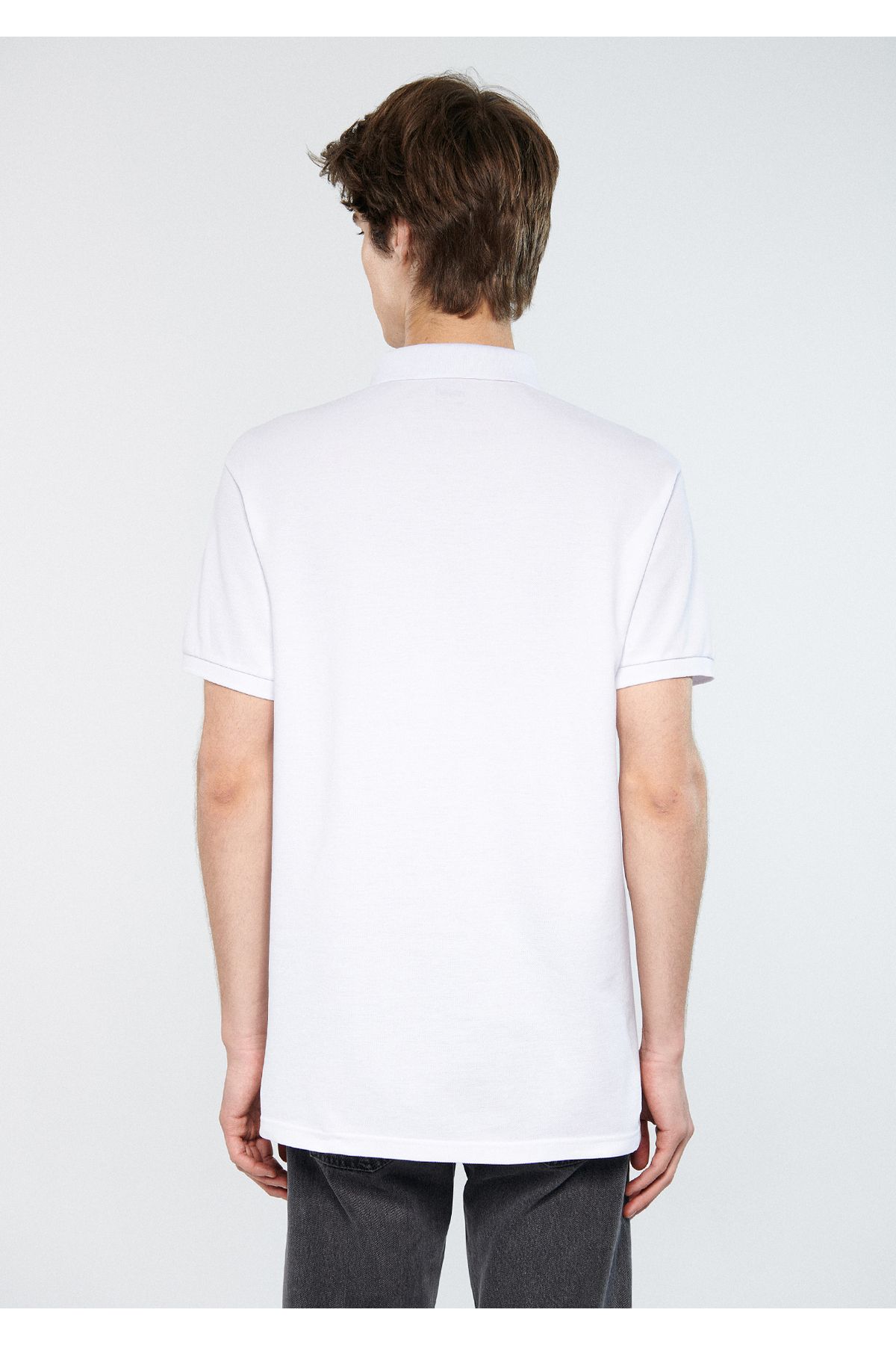 Mavi تی شرت چوگان سفید چاپ شده Surfer به طور منظم / برش معمولی 0611373-620