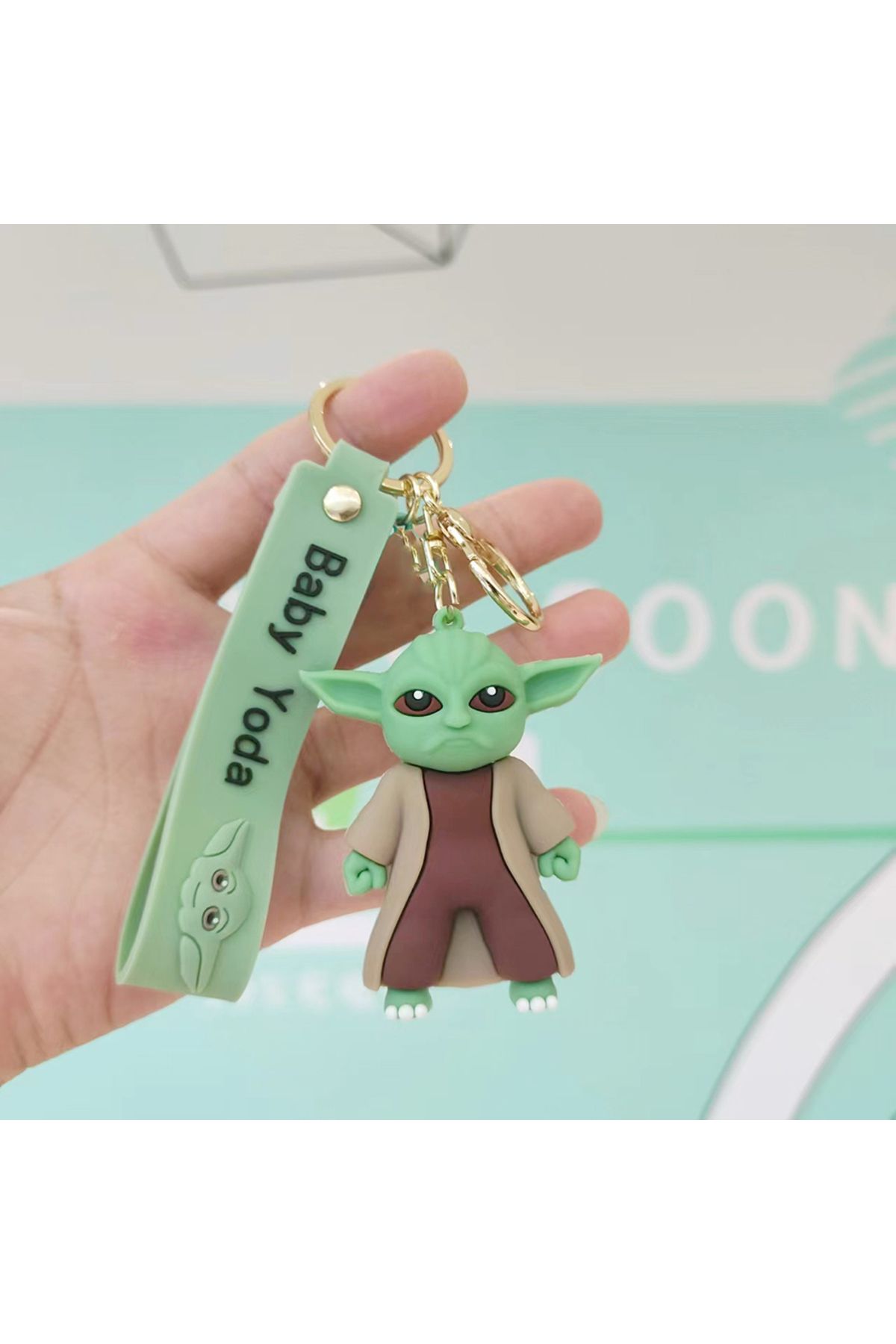 K stebek Star Wars Yoda Silicone Keychain Trendyol