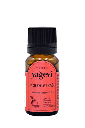 Yağevi Greyfurt Yağı 10 ml %100 Saf Greyfurt Uçucu Yağı