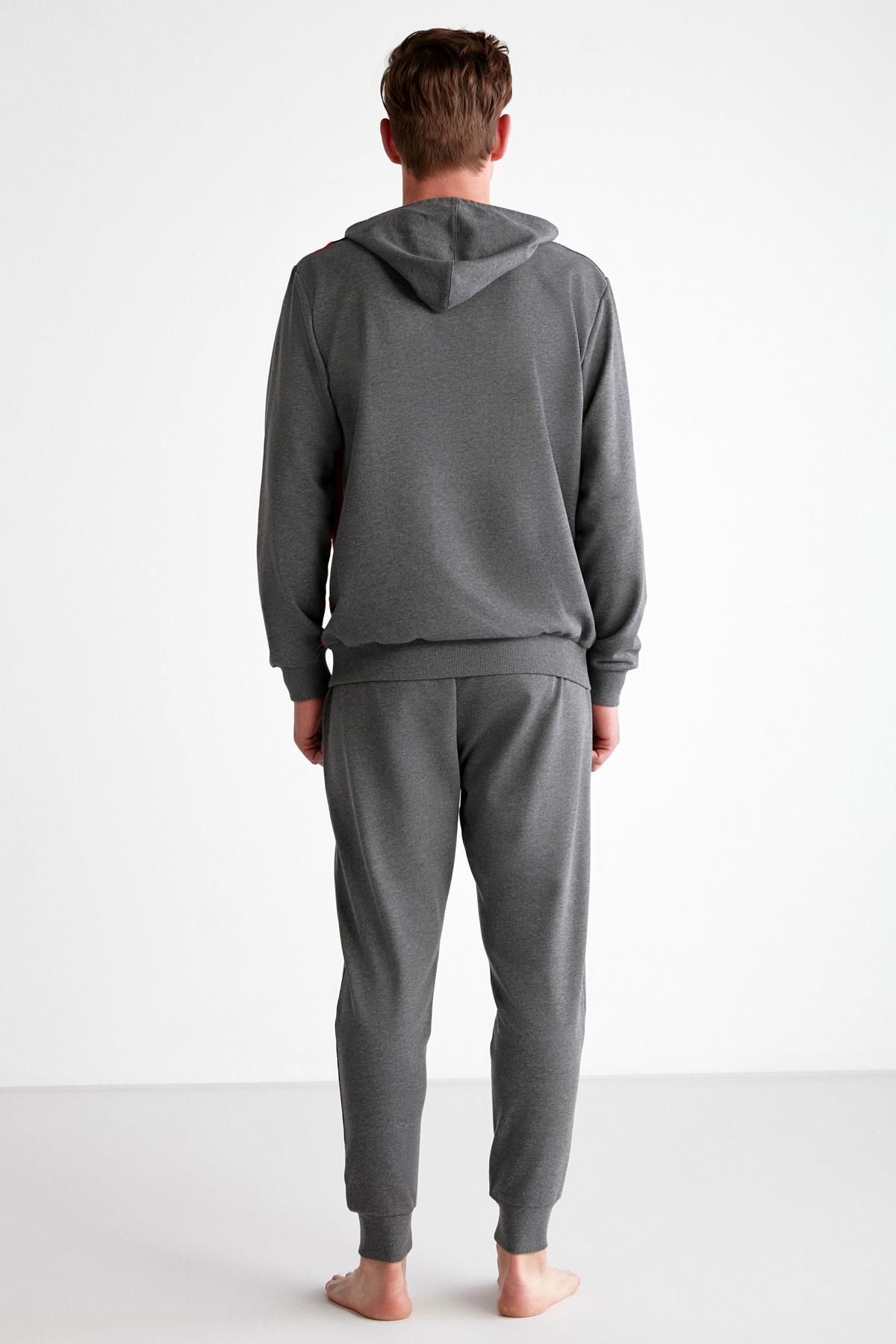 Tight grey sale tracksuit