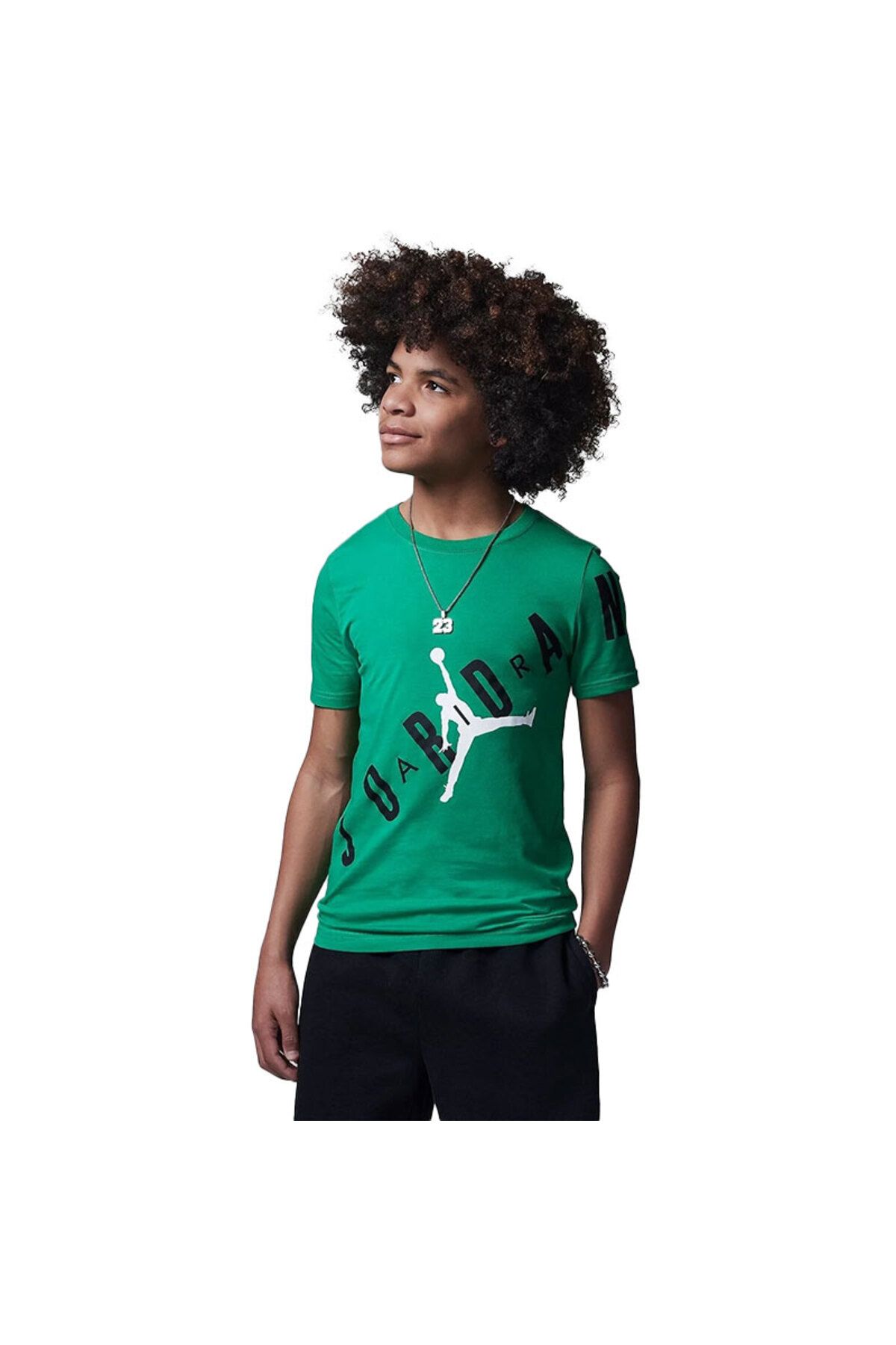 Green jordan online t shirt