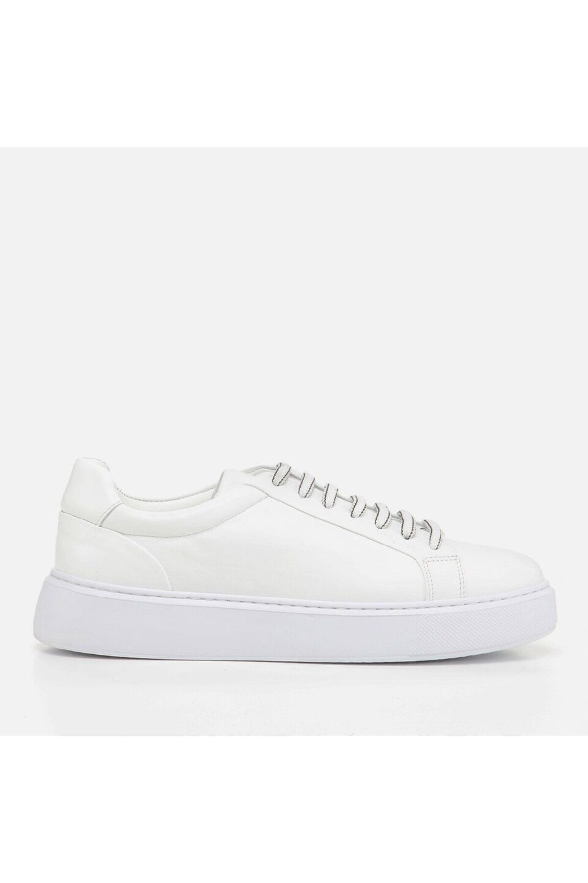 Hotiç-White Genuine Leather Men's Sports Shoes 1