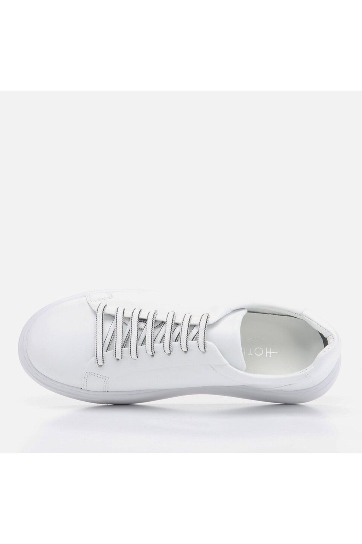 Hotiç-White Genuine Leather Men's Sports Shoes 4