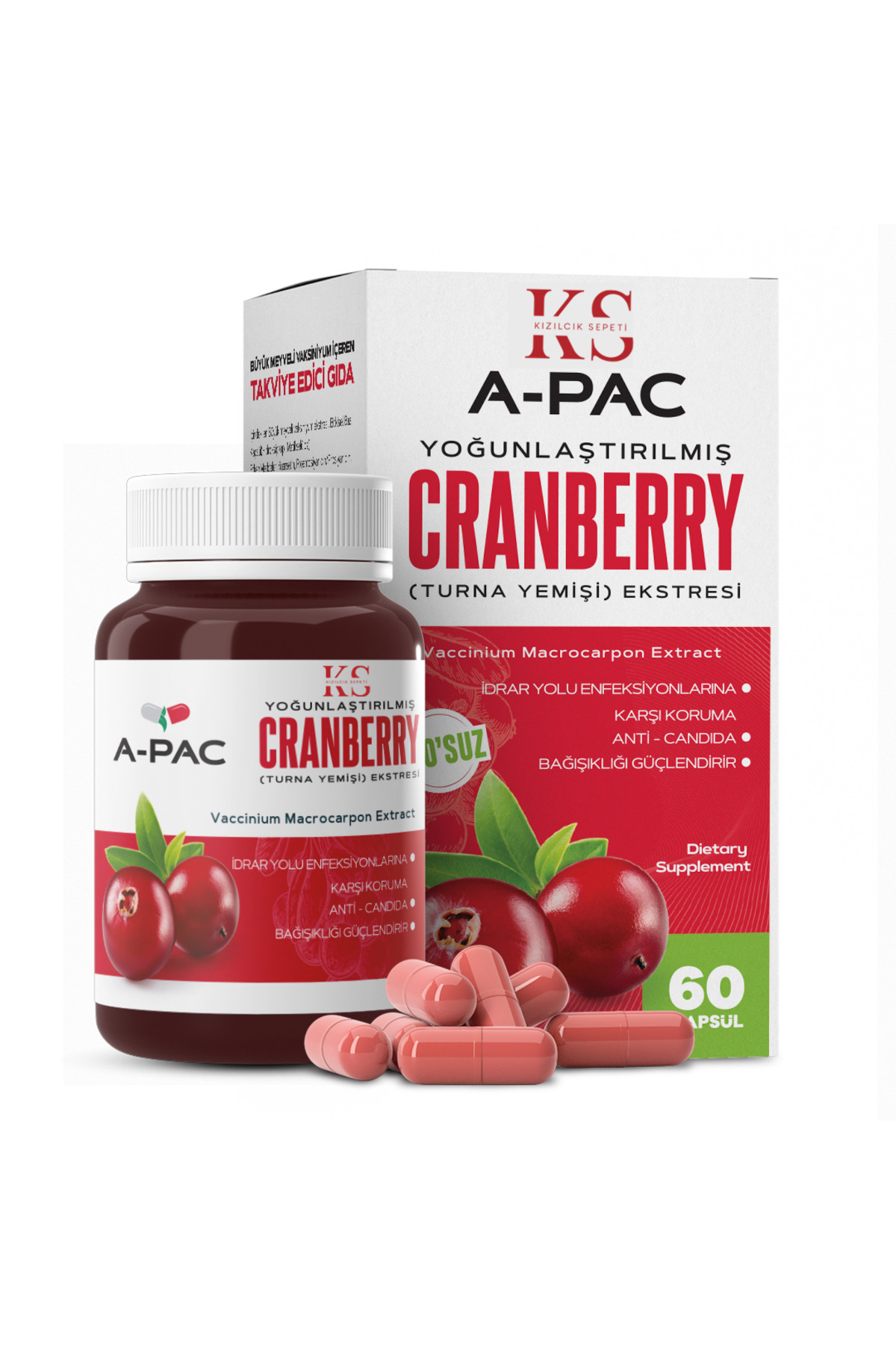 cüce kırmızı uçlu kızılcık