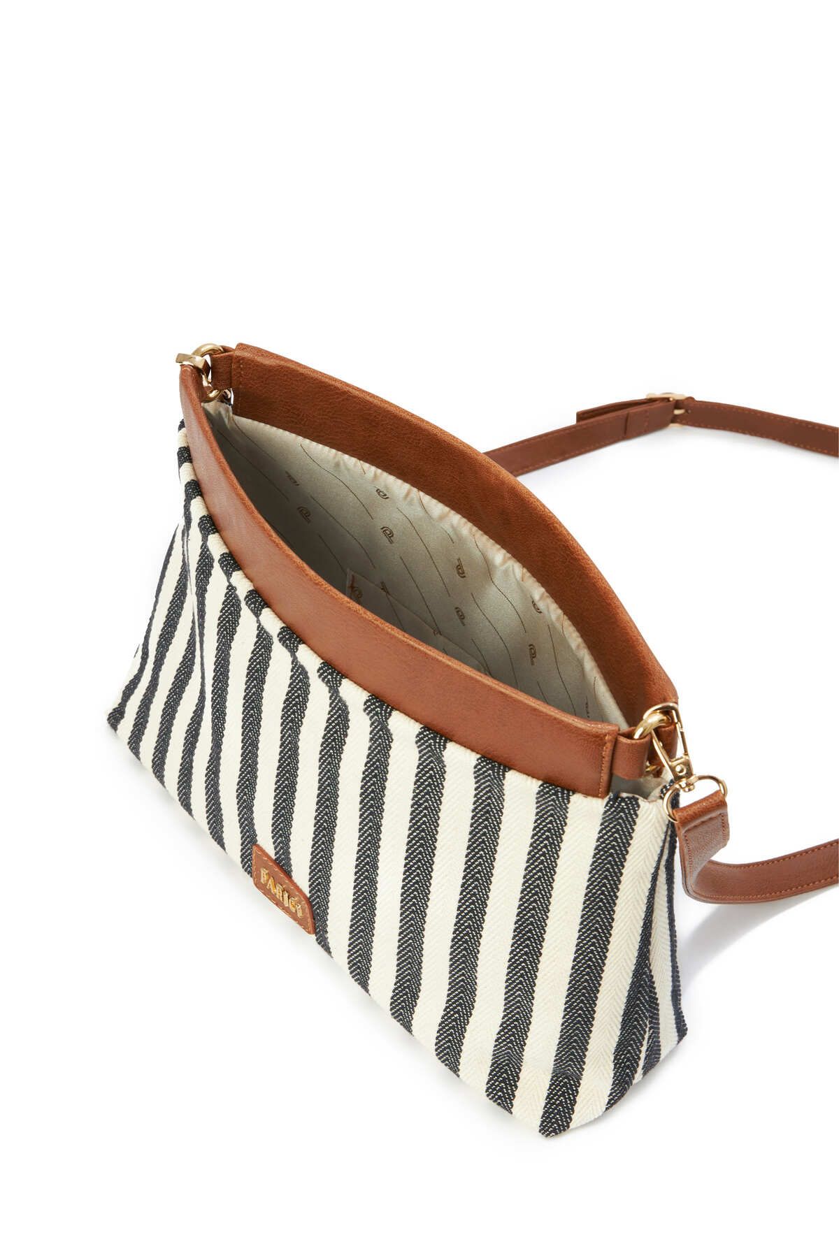Fossil fiona crossbody blue stripe outlet