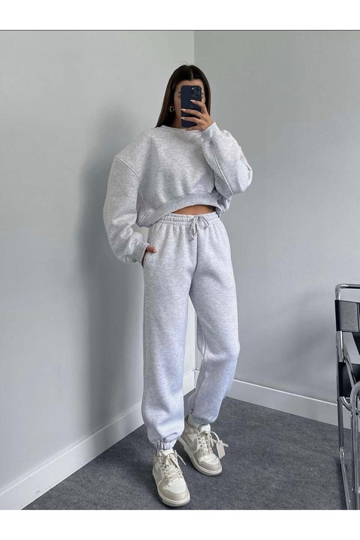 Gray sweatsuit hotsell set