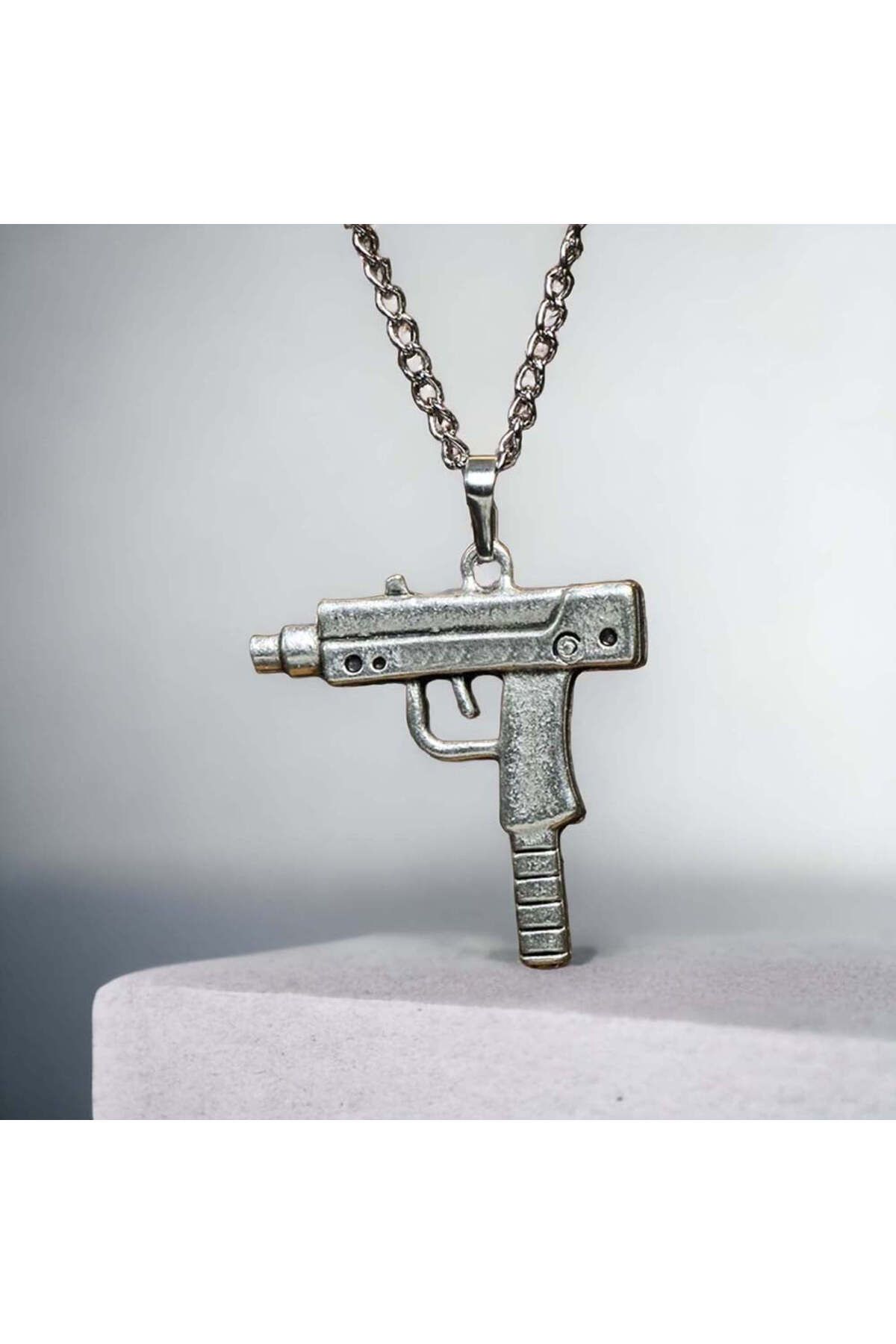 renery Silver Plated Uzi Necklace Trendyol