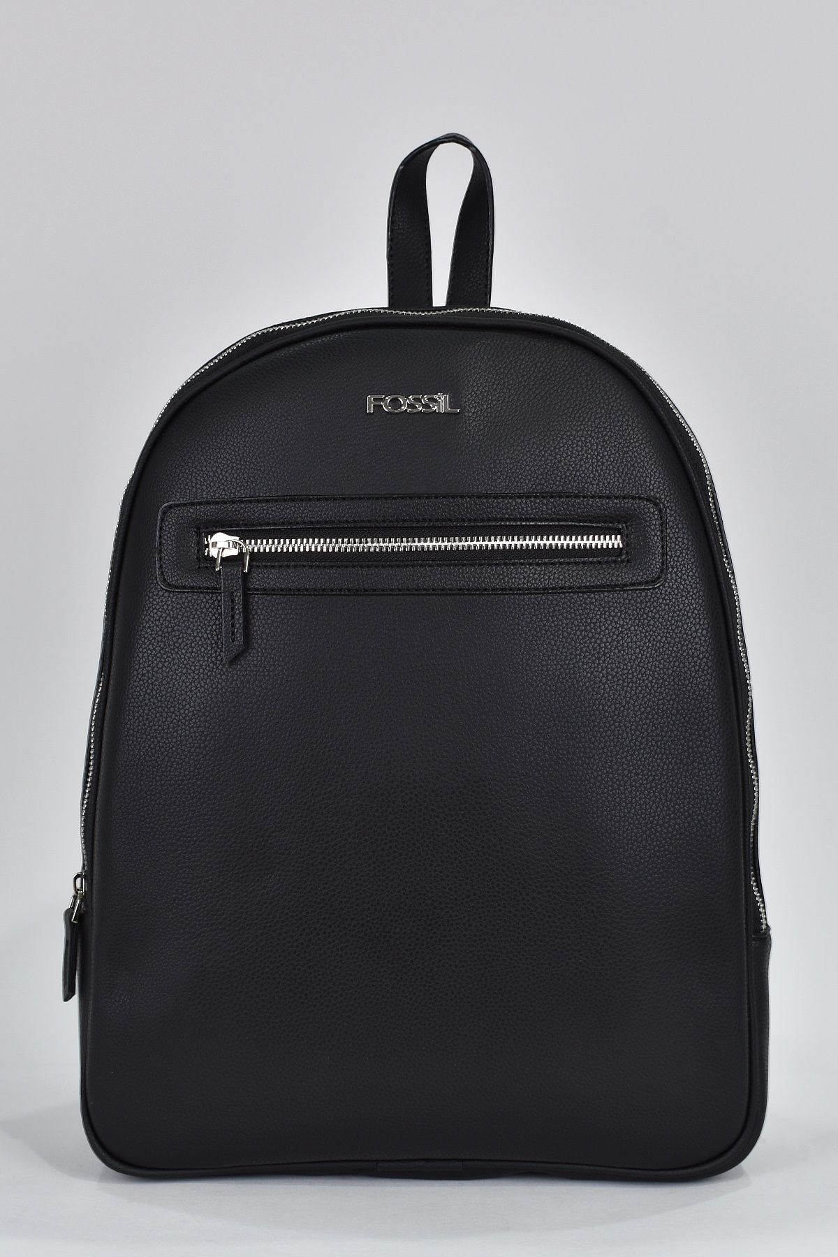 FOSSIL Megan Logo Embossed Tan Leather Backpack Purse Bag | eBay