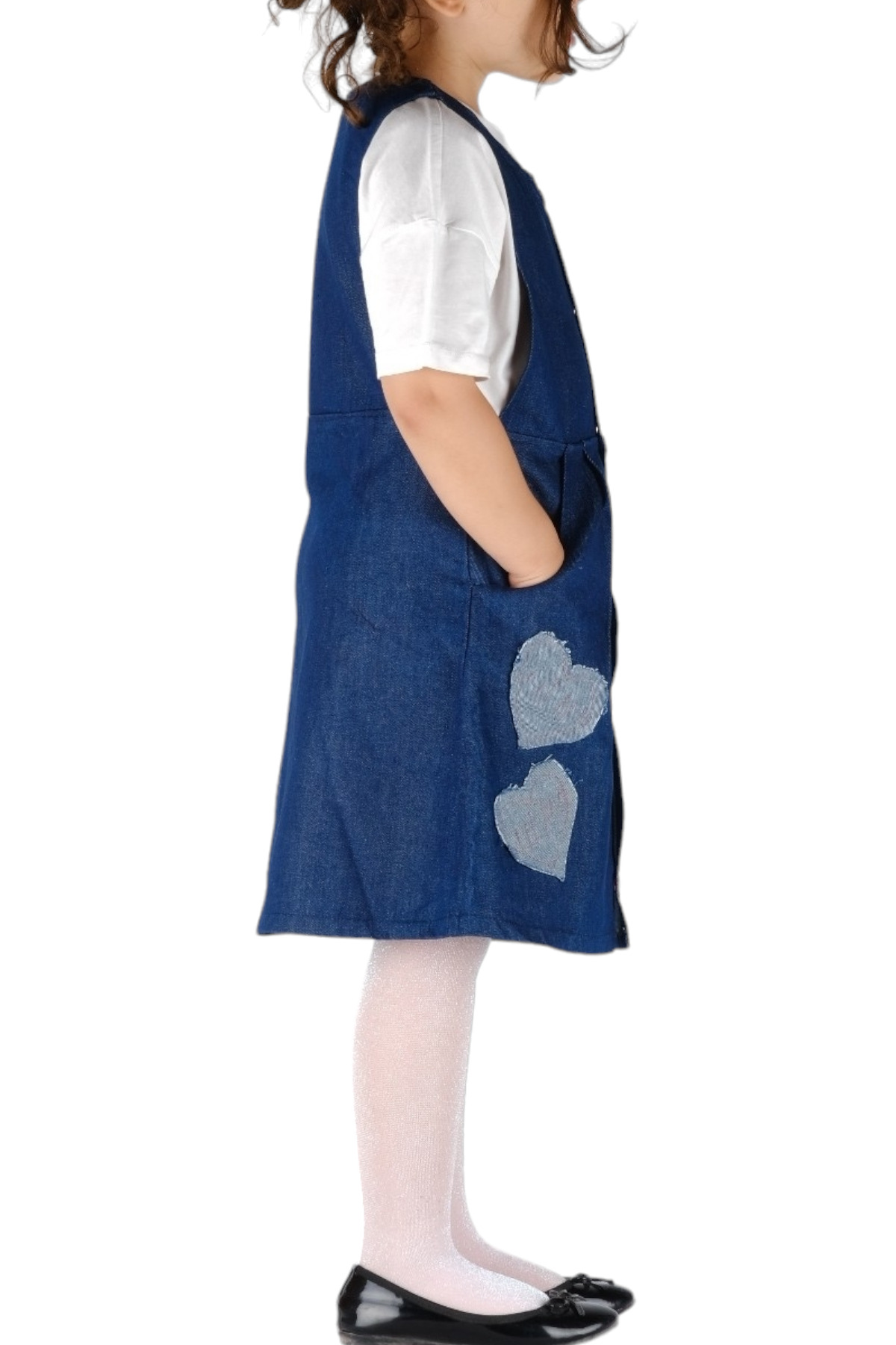 Zesku Dress Kız çocuk Jile Kot Elbise 4/6 Yaş fotoğrafı 6 (önizleme)