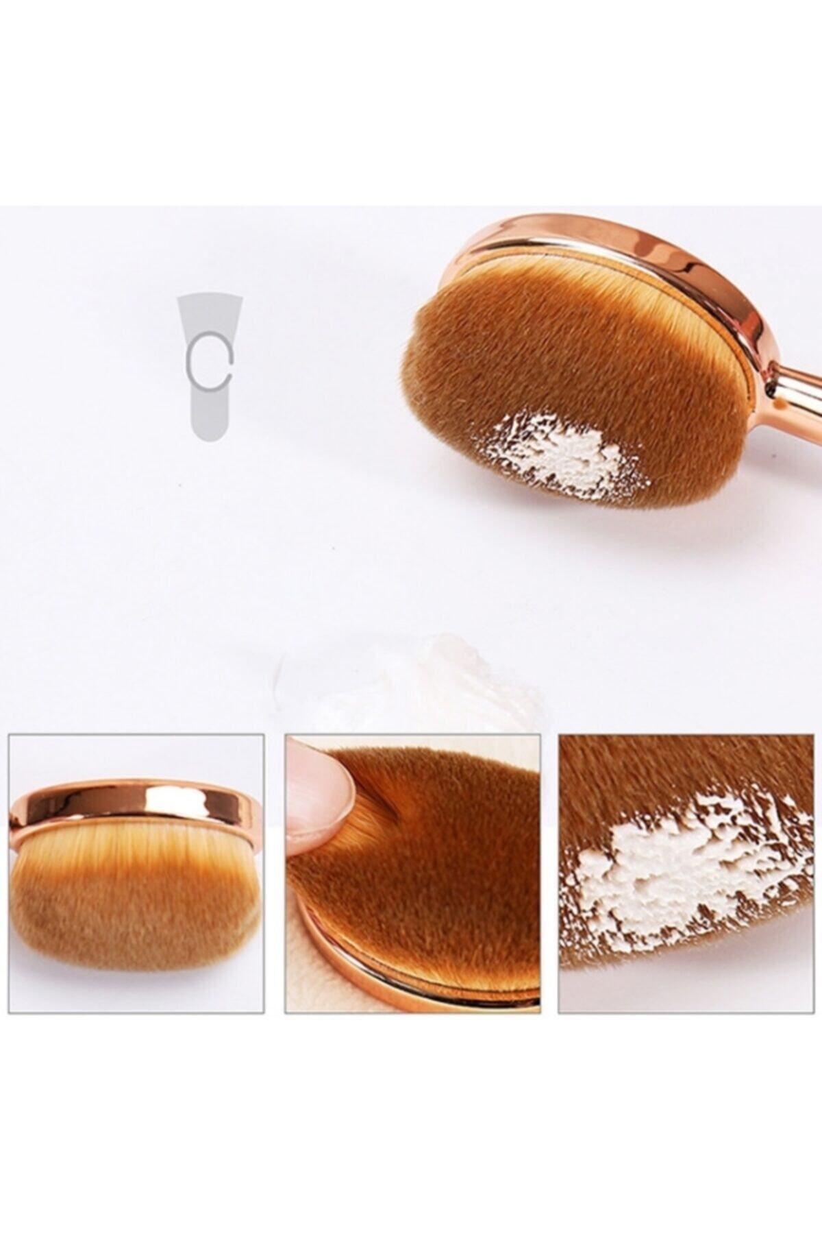 Ezere Gold Fondöten Fırçası Bb Krem ??krem ??fırçası Rose Gold — 33732 — تصویر 5 از 8