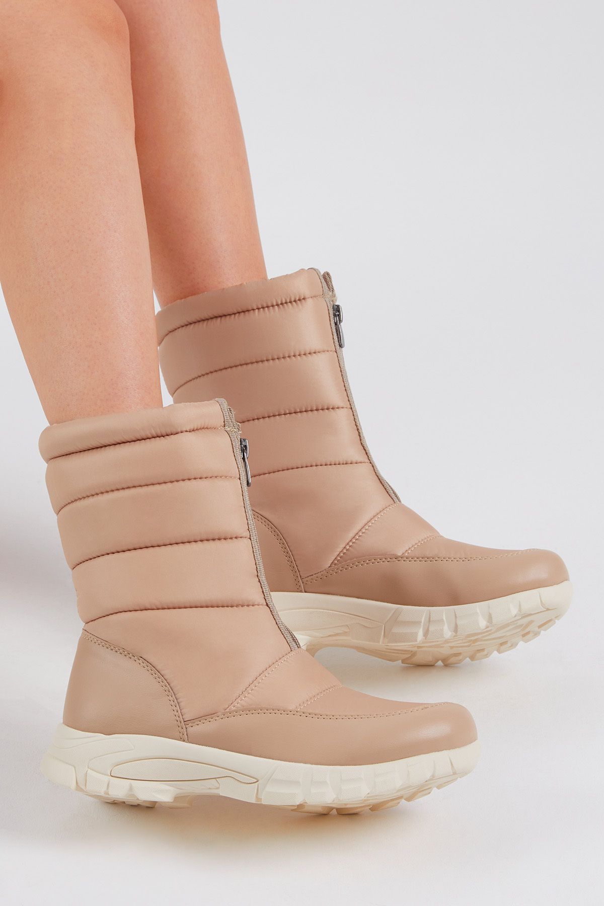 Women's winter boots hot sale with front zipper