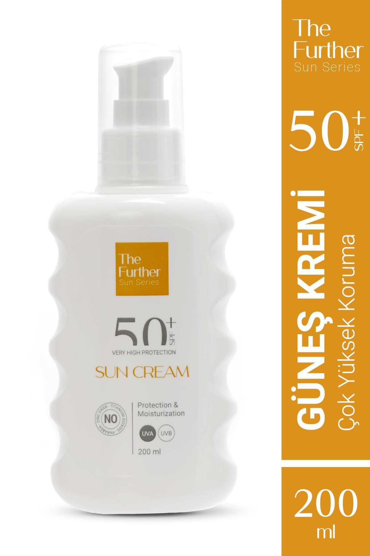 کرم ضد آفتاب SPF 50 ست فاکتور 200 میلی لیتری، کادو کیف ساحلی The Further