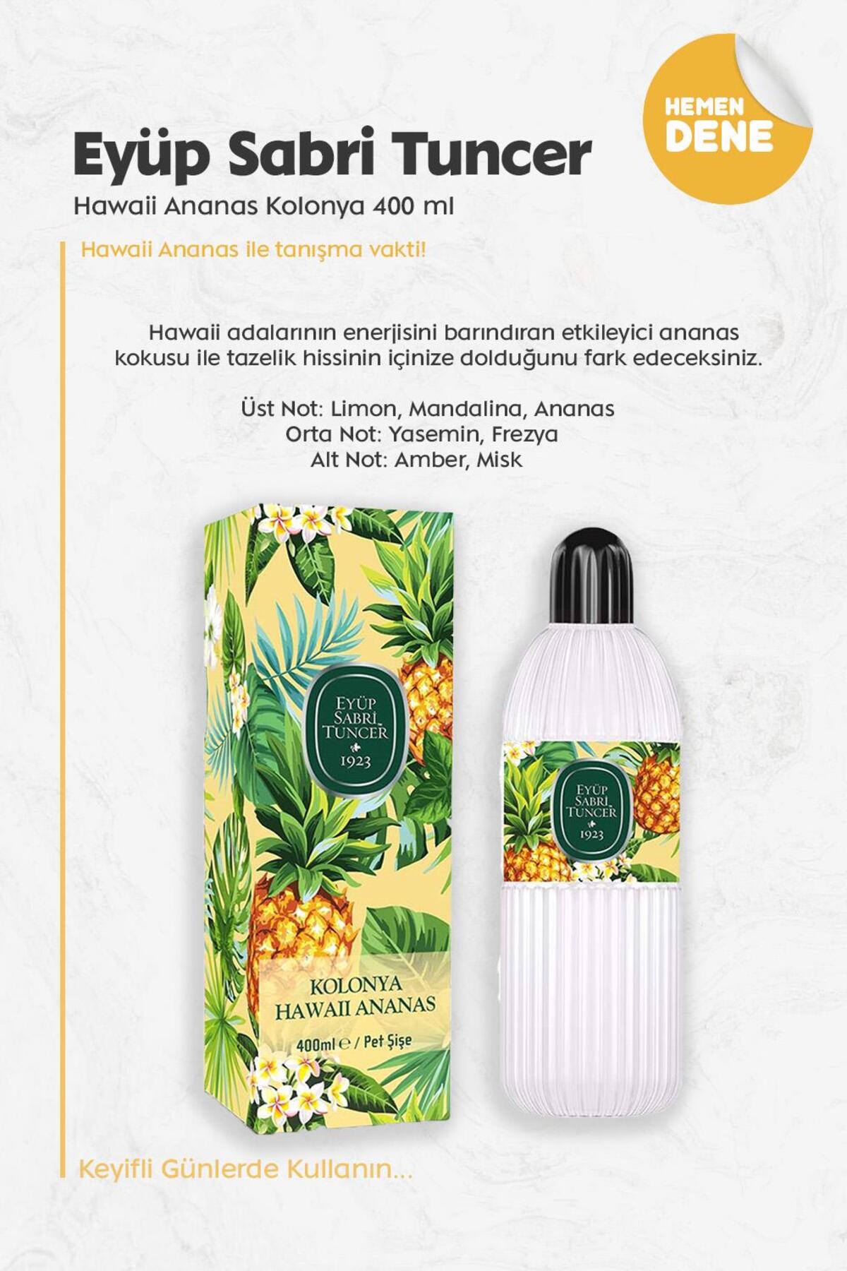 Eyüp Sabri Tuncer Hawaii Ananas Kolonya 400 ml Fiyatı, Yorumları Trendyol