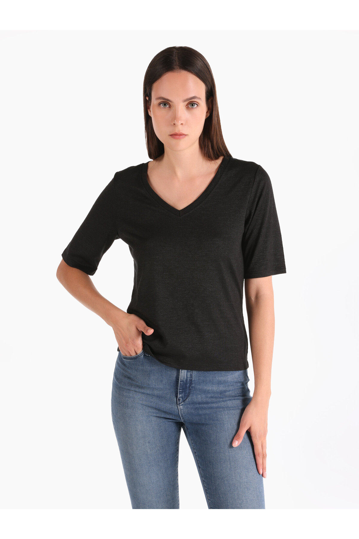 تی شرت زنانه کولینز | .CL1065178_Q1.V2_BLK Colin’s - Image 5