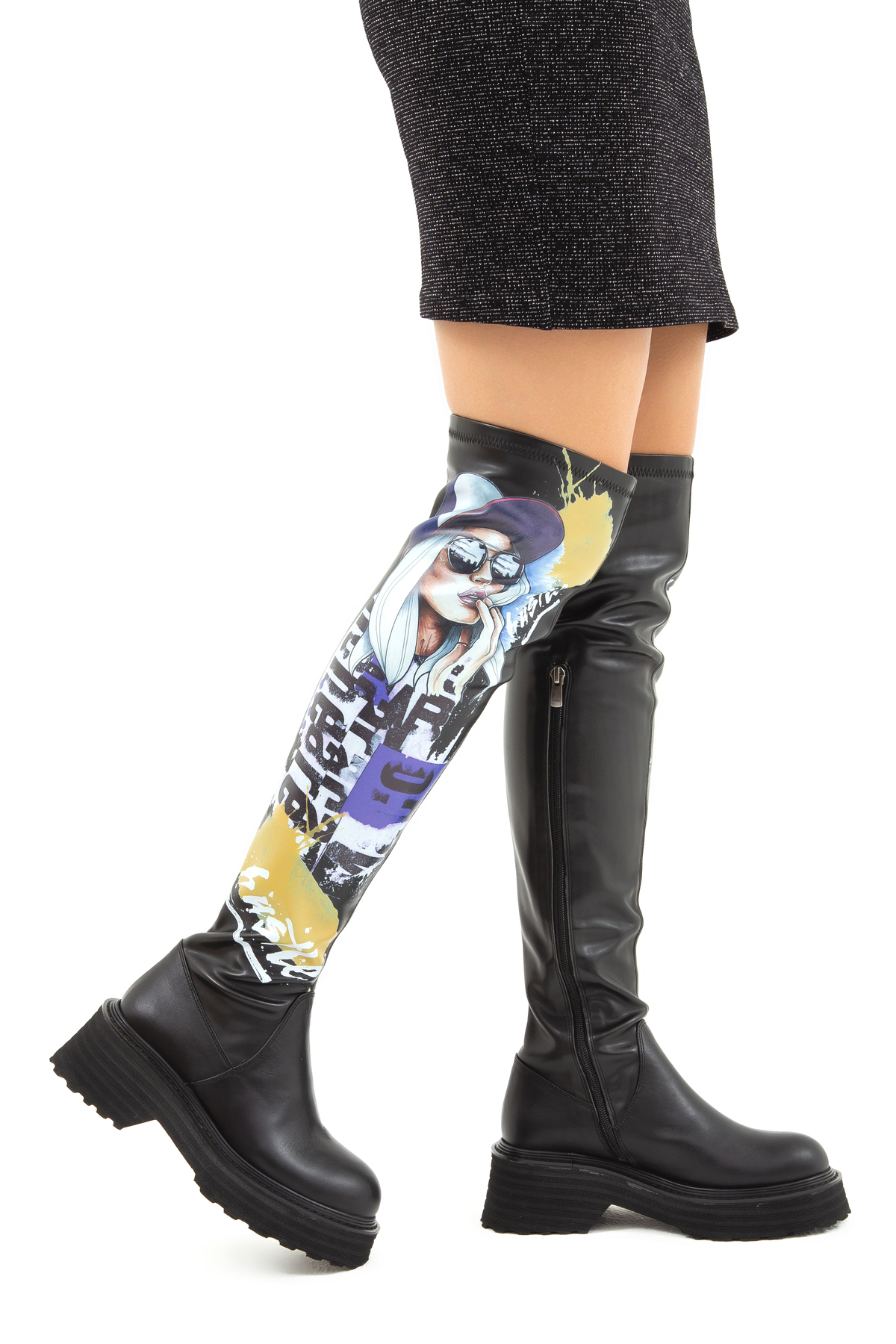 چکمه‌های راحتی زنانه چرم اصل سایز ۳۳ ۴۶۲۰۱ C Bn Czm Sk ۲۲/۲۳ Tamer Tanca