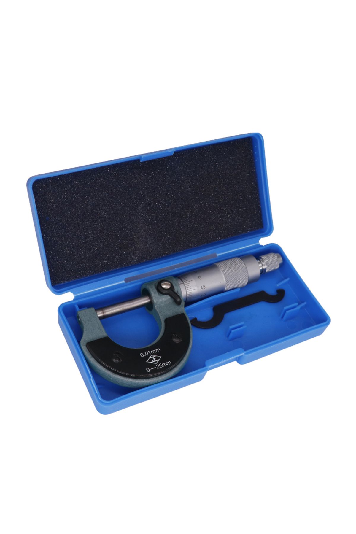 Depolife-Mechanical Micrometer Thickness Gauge Precision measuring caliper 0-25 mm 0.01 mm measuring 4