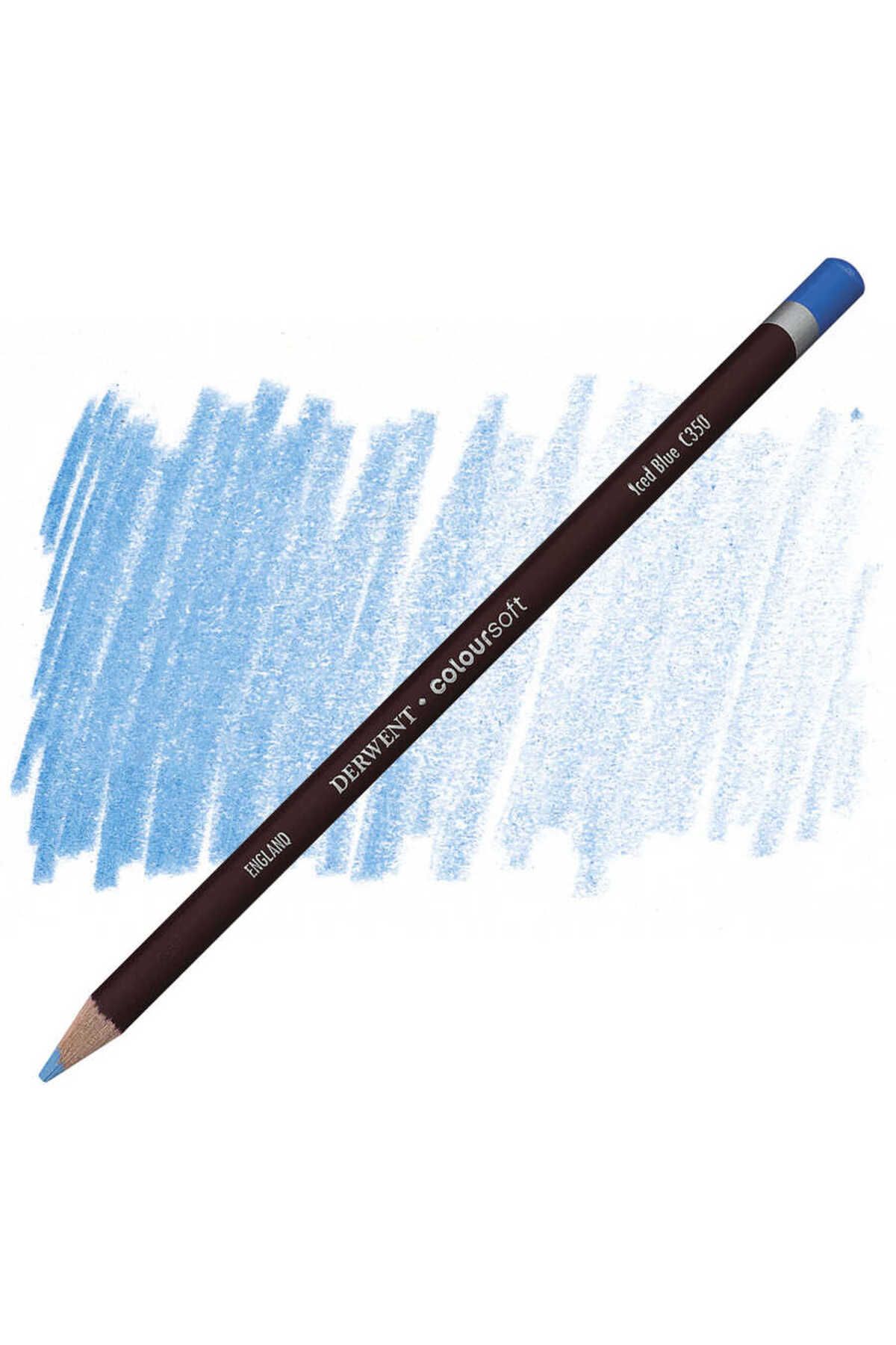 Derwent مداد رنگی حرفه ای Coloursoft C350 Iced Blue DW0700987