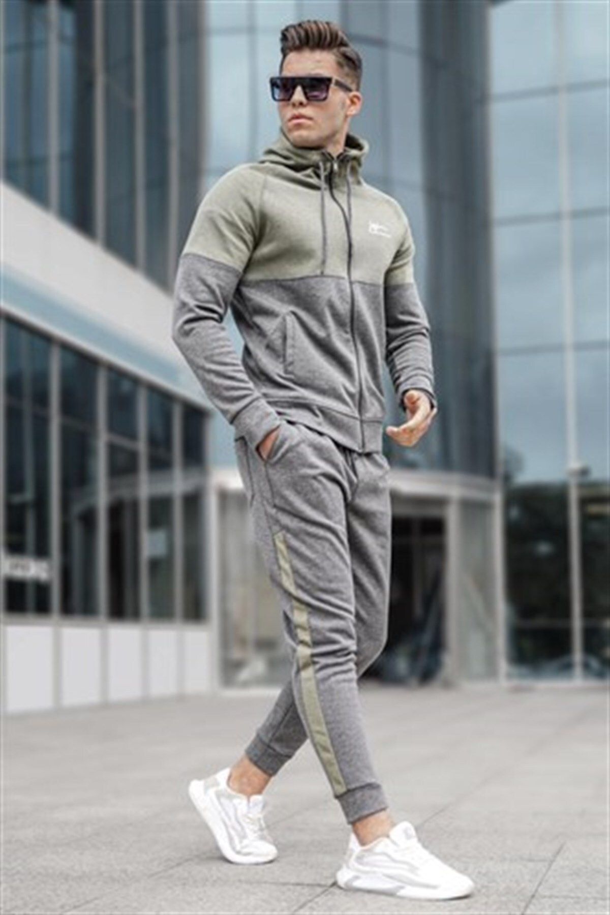 Grey discount mens sweatsuit
