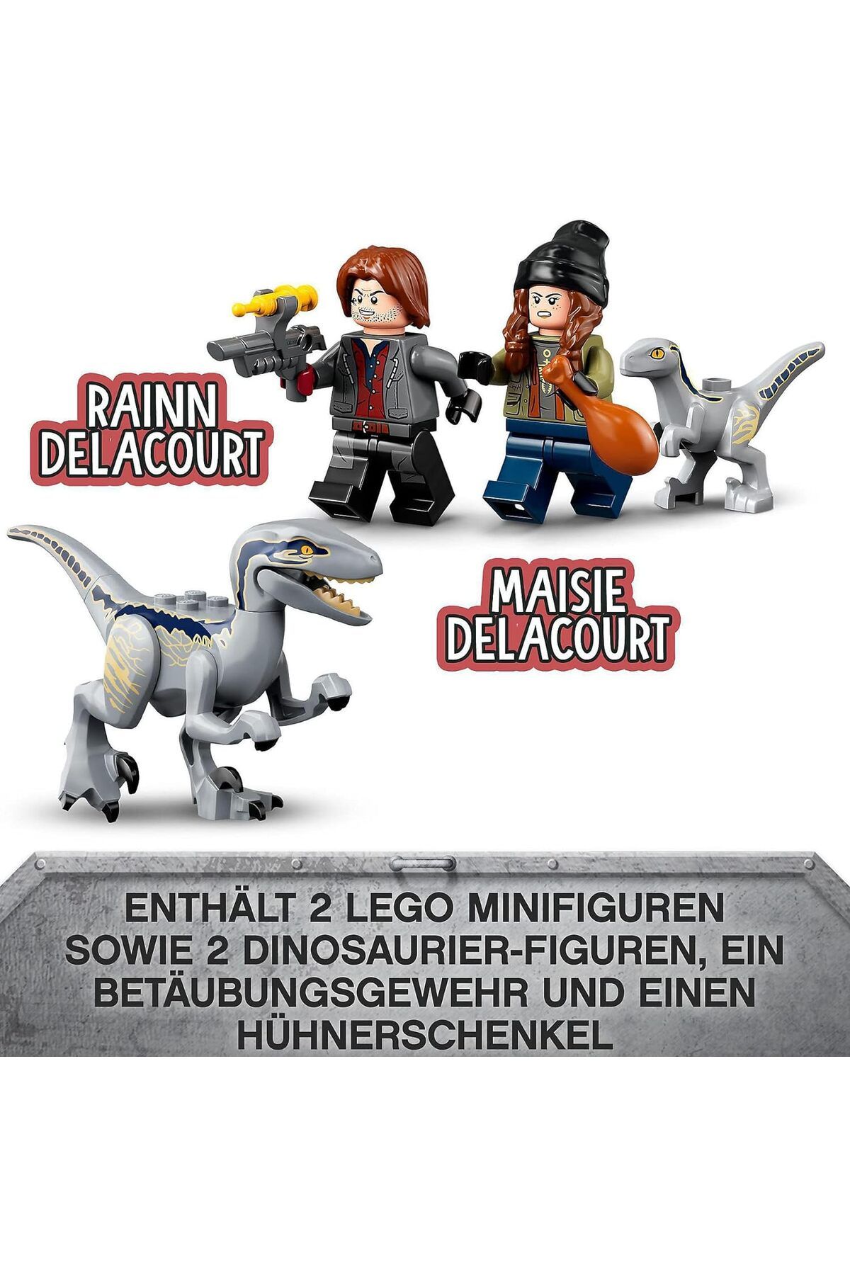 Lego jurassic park best sale blue