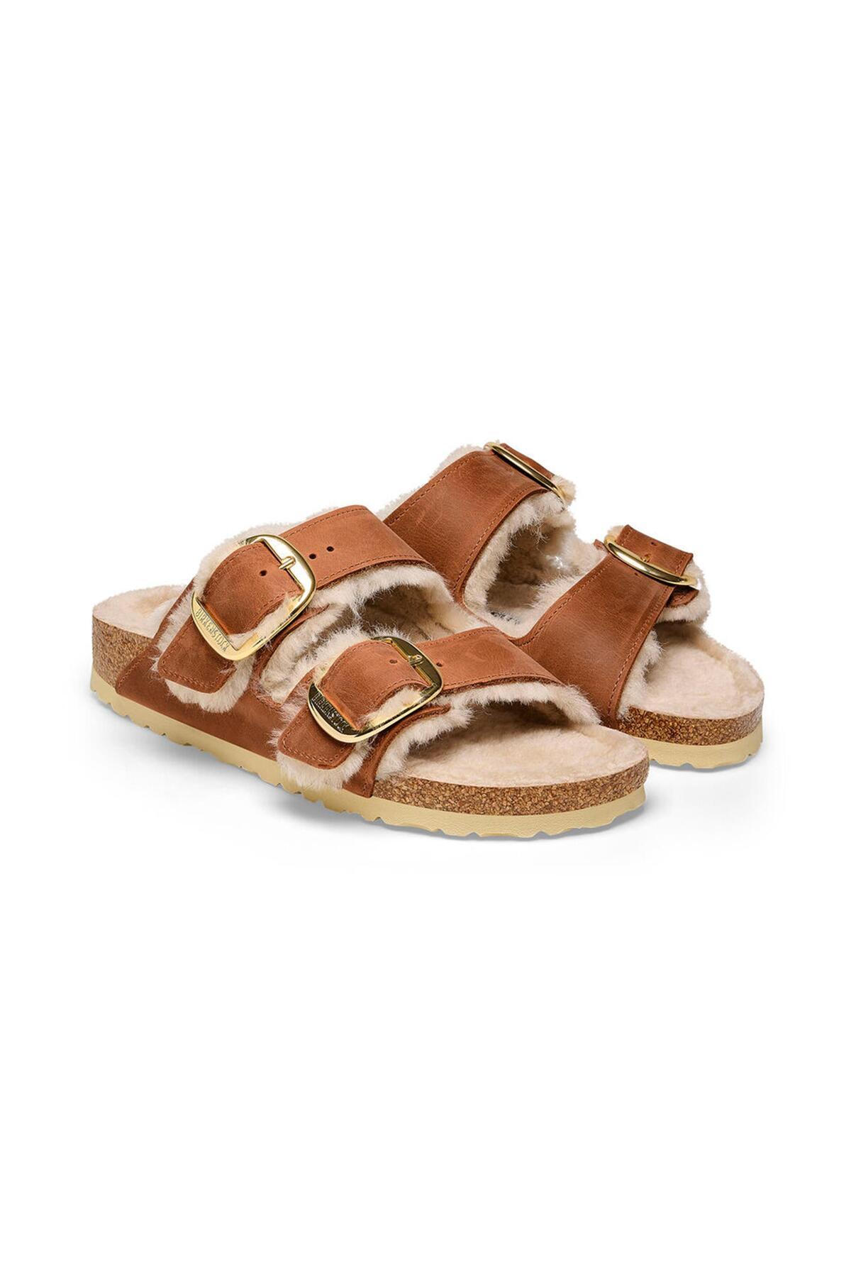 دمپایی بیرکن استاک زنانه اوا نارنجی  راسته      لباس خانگی | Birkenstock 1025441 DE - تصویر 4