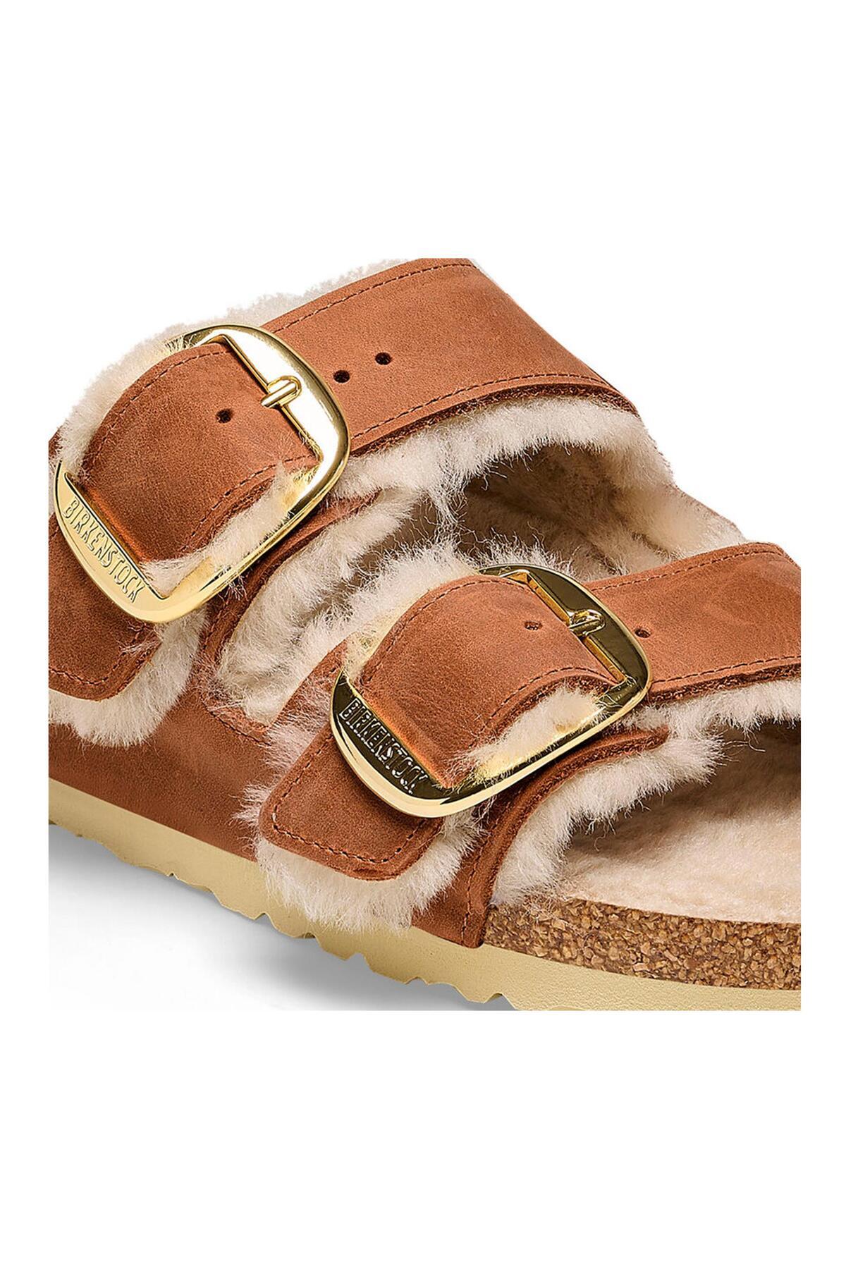 دمپایی بیرکن استاک زنانه اوا نارنجی  راسته      لباس خانگی | Birkenstock 1025441 DE - تصویر 6